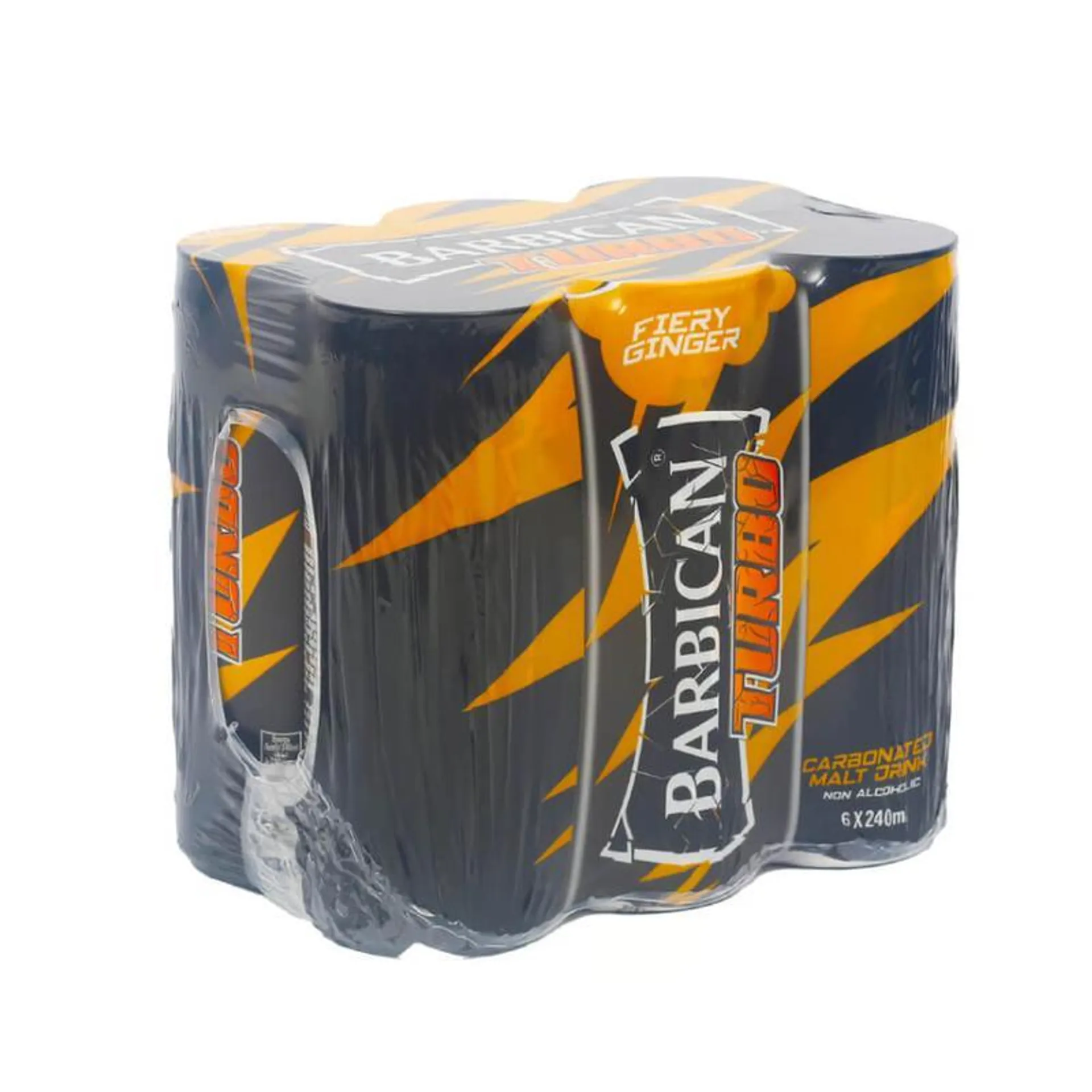 Barbican Turbo Fiery Ginger Carbonated Malt Drink 6x240ml