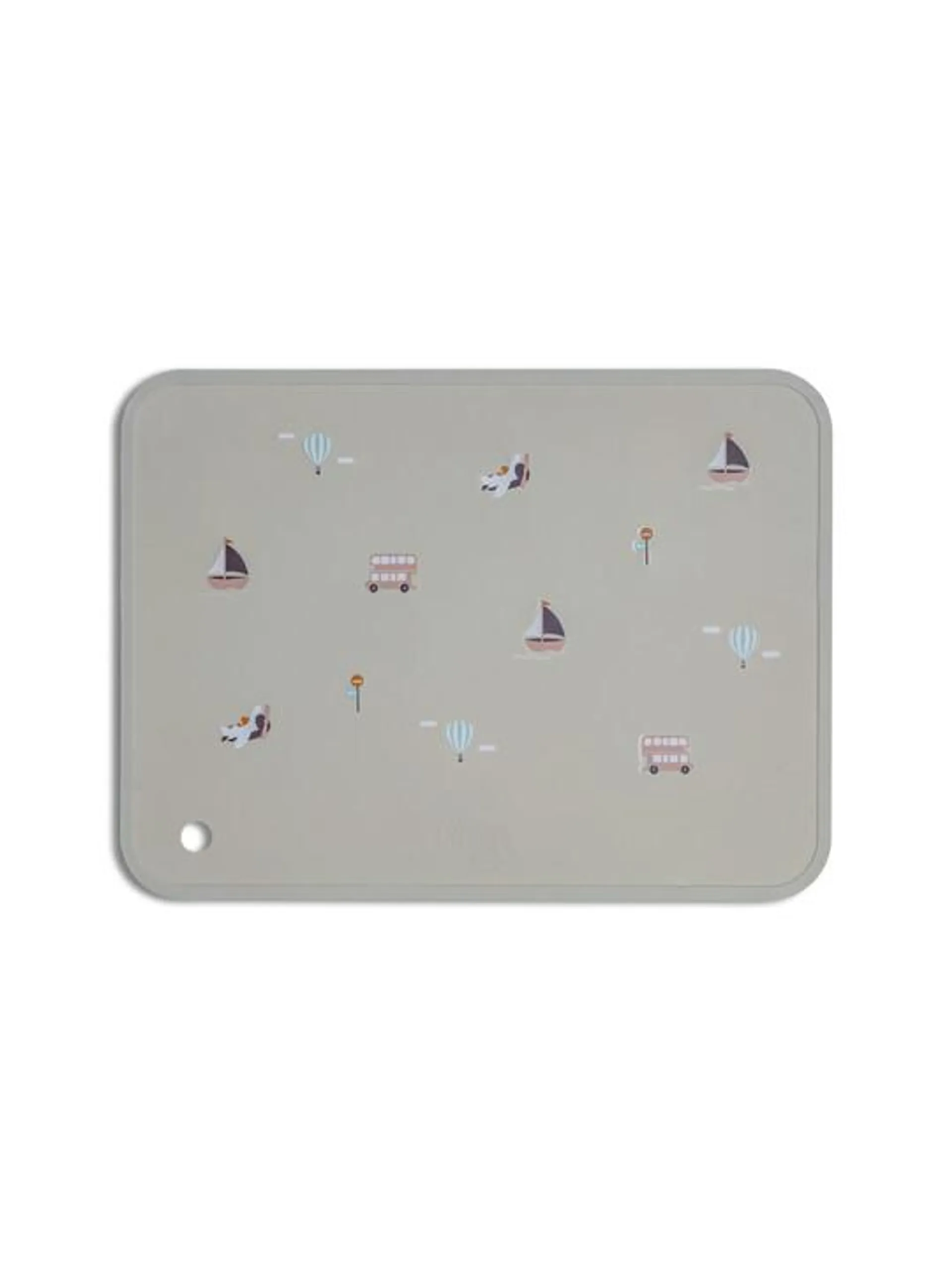 Citron Silicone Placemat Rectangle - Vehicles