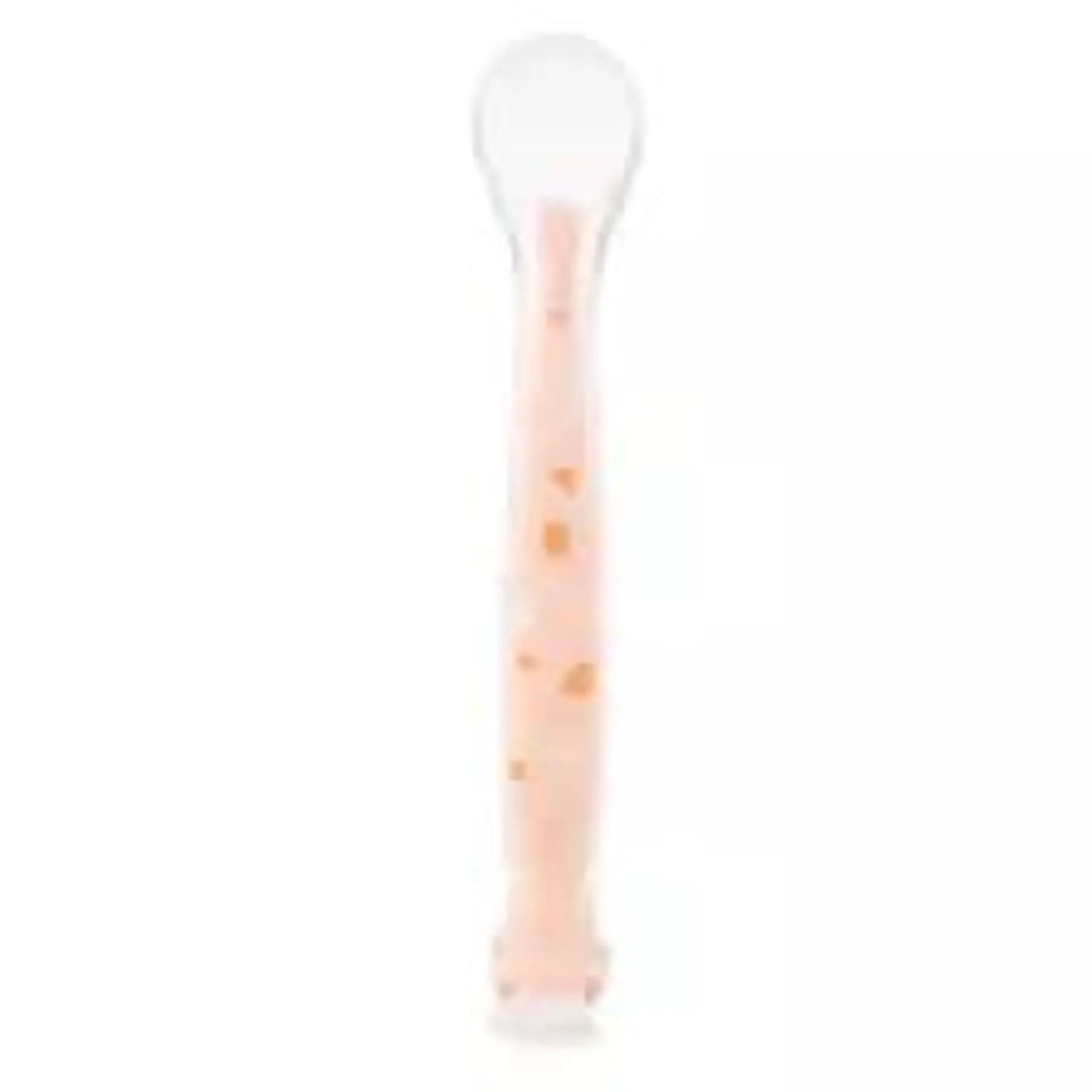 Bebecom Suction Silicone Small Baby Spoon- Peach Color- YD510