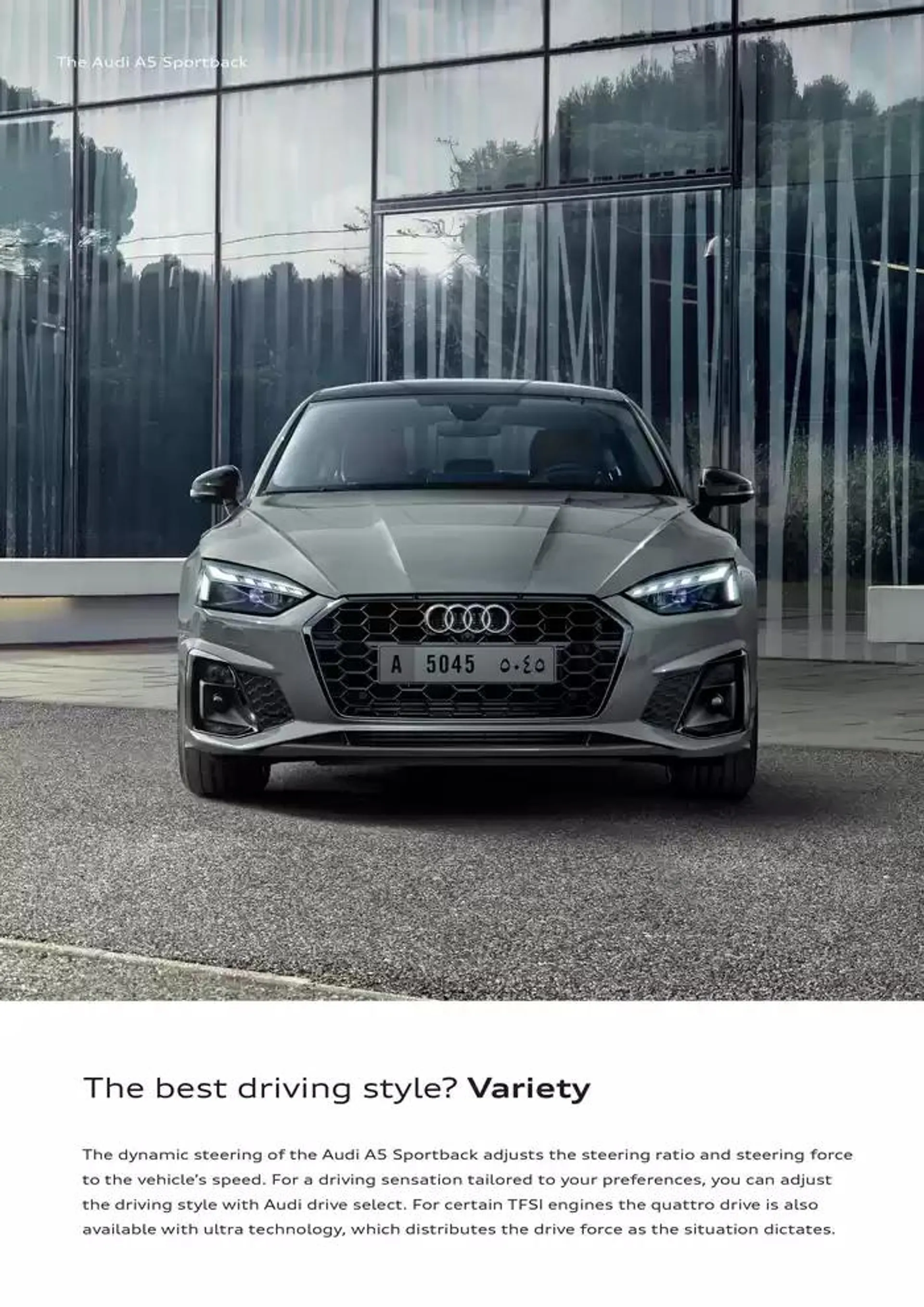 The Audi A5 Sportback from 21 January to 31 December 2025 - Offers page 4