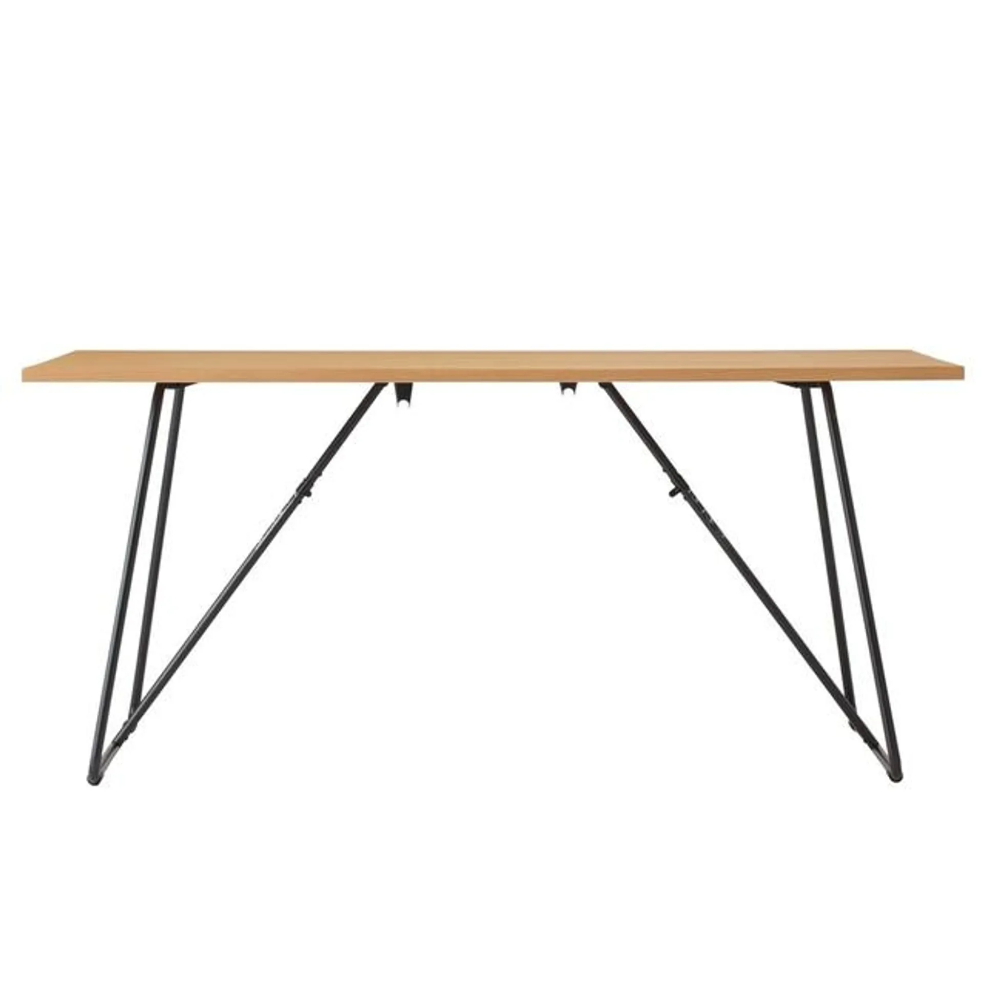 Foldable Table , W160 X D70 X H 72 Cm , Oak