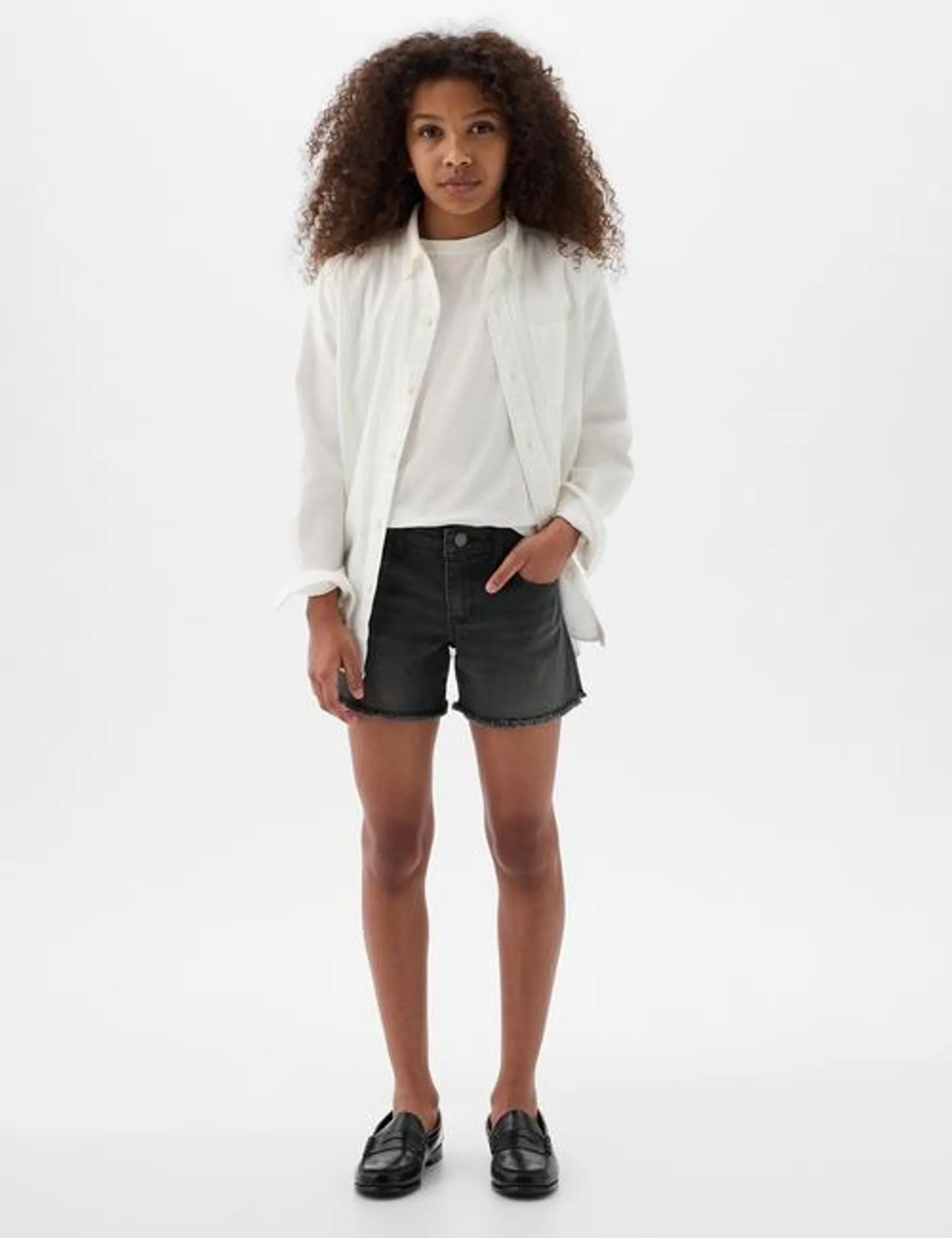 Kids Midi Denim Short