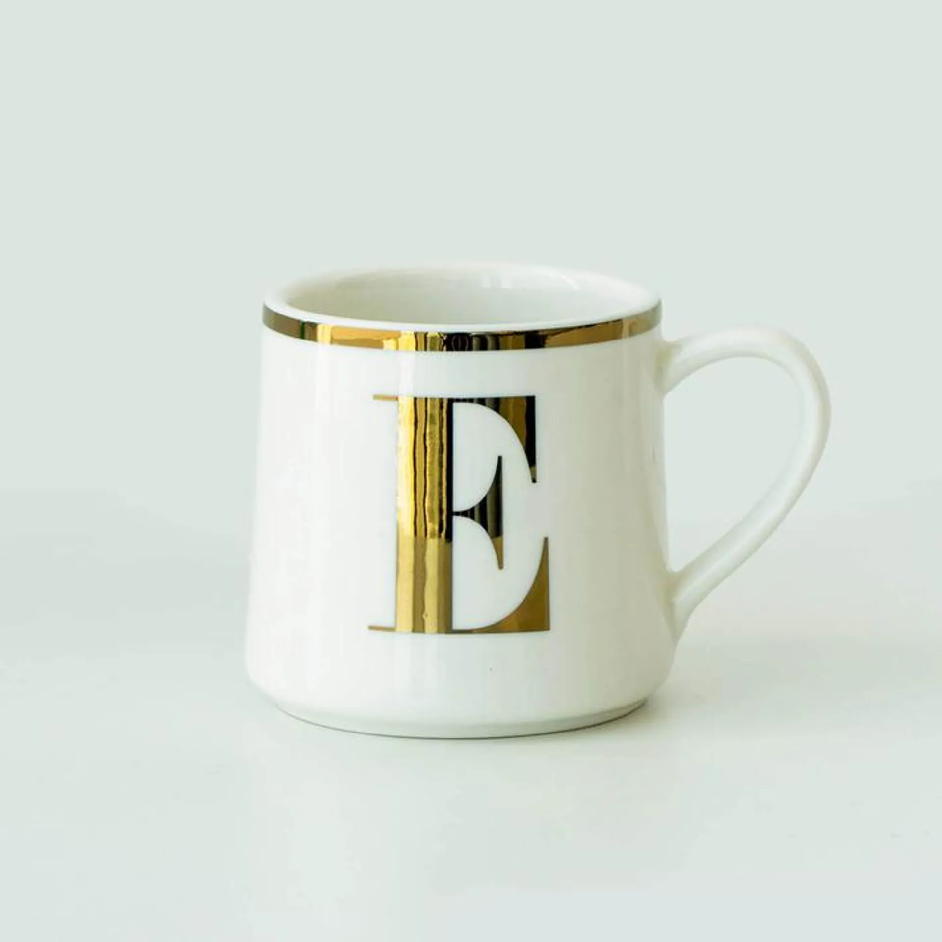 English Alphabet Espresso Cup