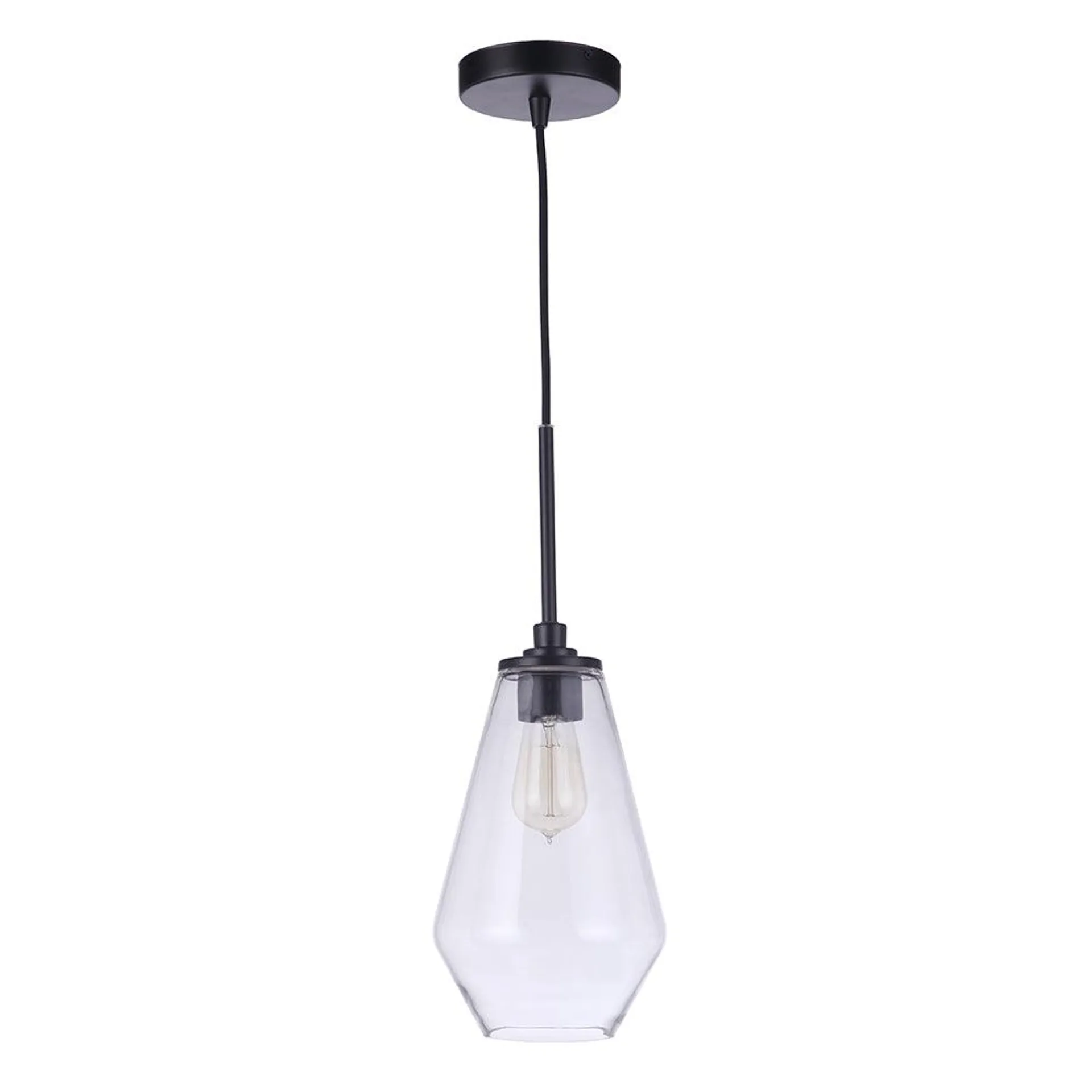 Nimbus 1 Light Pendant - Black