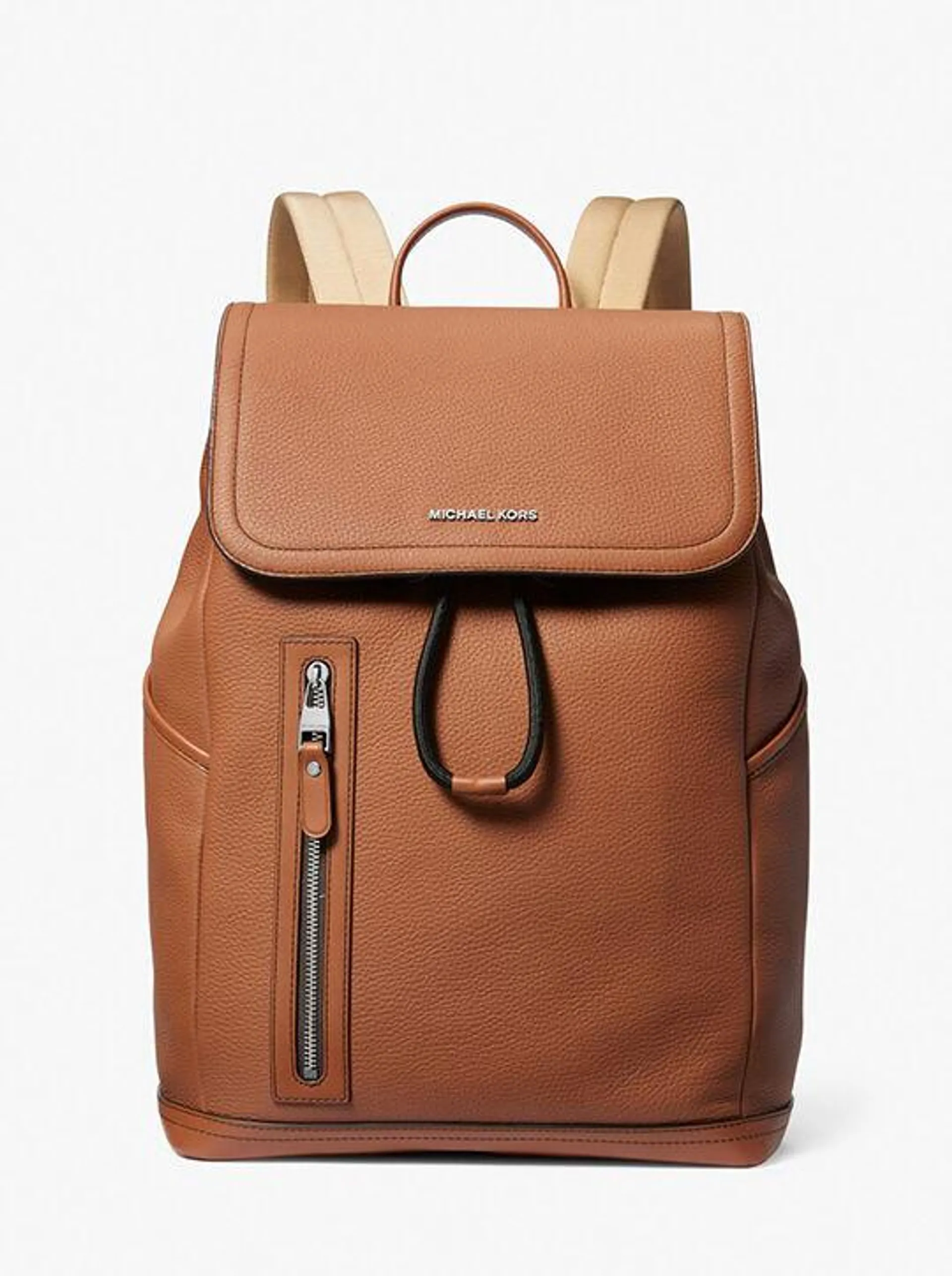 Hudson Pebbled Leather Utility Backpack