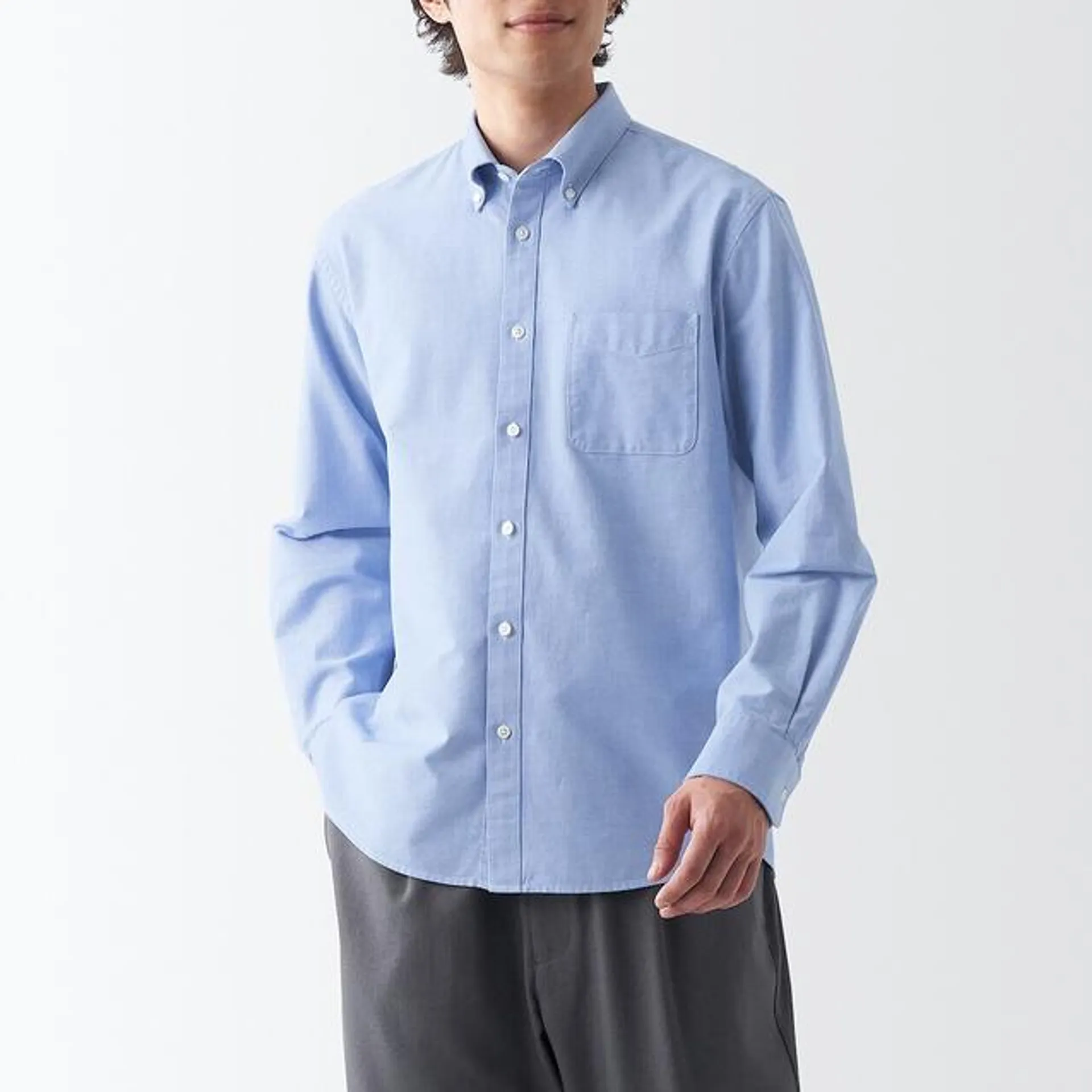 Washed Oxford Button Down Shirt