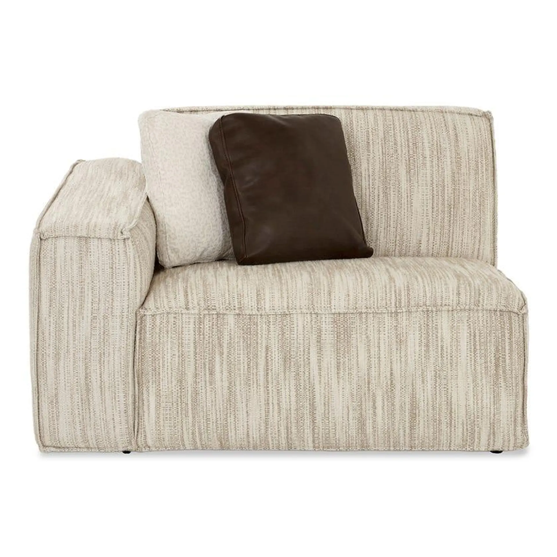 Genova 1-Seater Left Hand-Facing Sofa, Light Grey