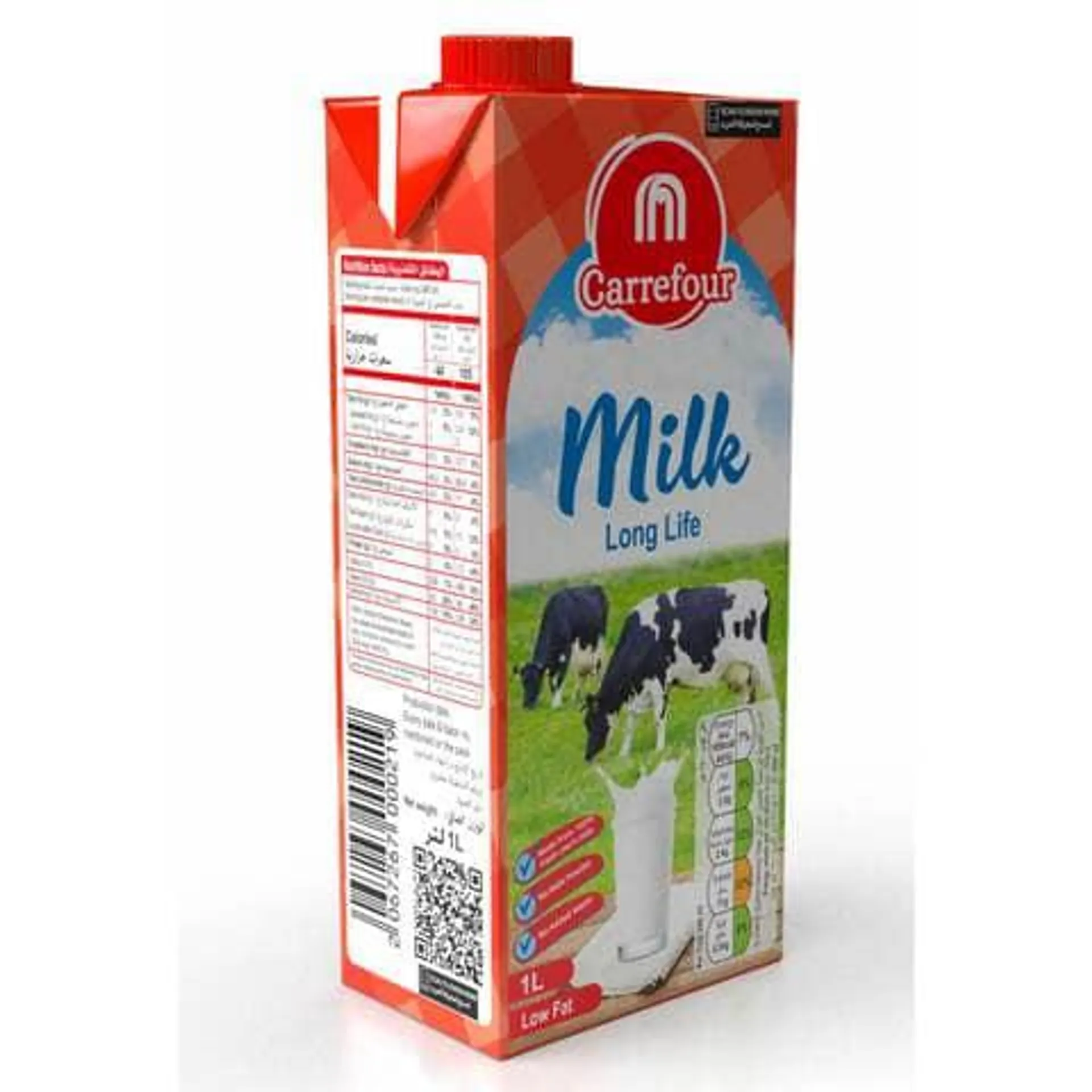 Carrefour Low Fat Long Life Milk 1L