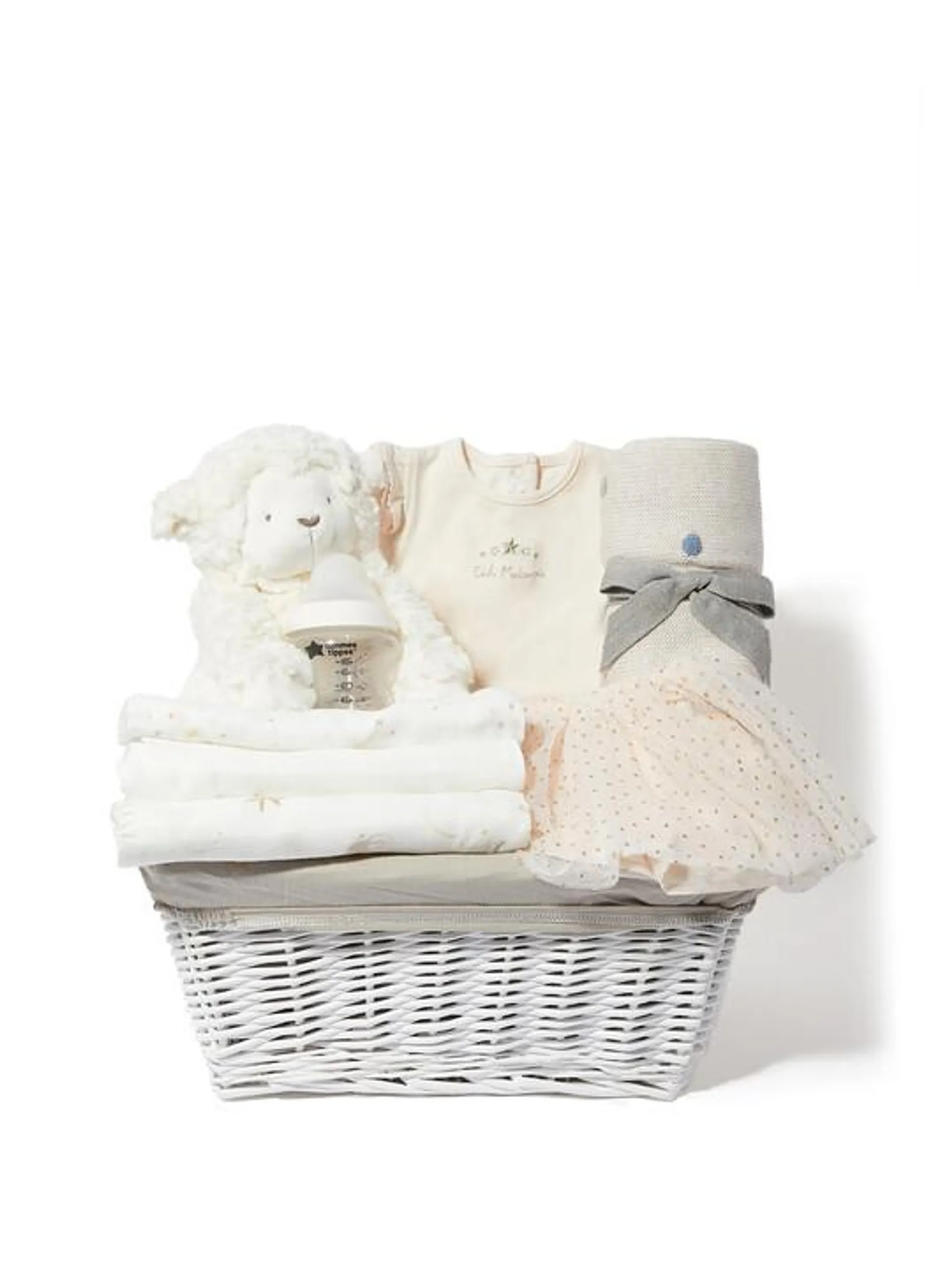 Baby Gift Hamper - 5 Piece Set with Pink Sparkle Tutu Set