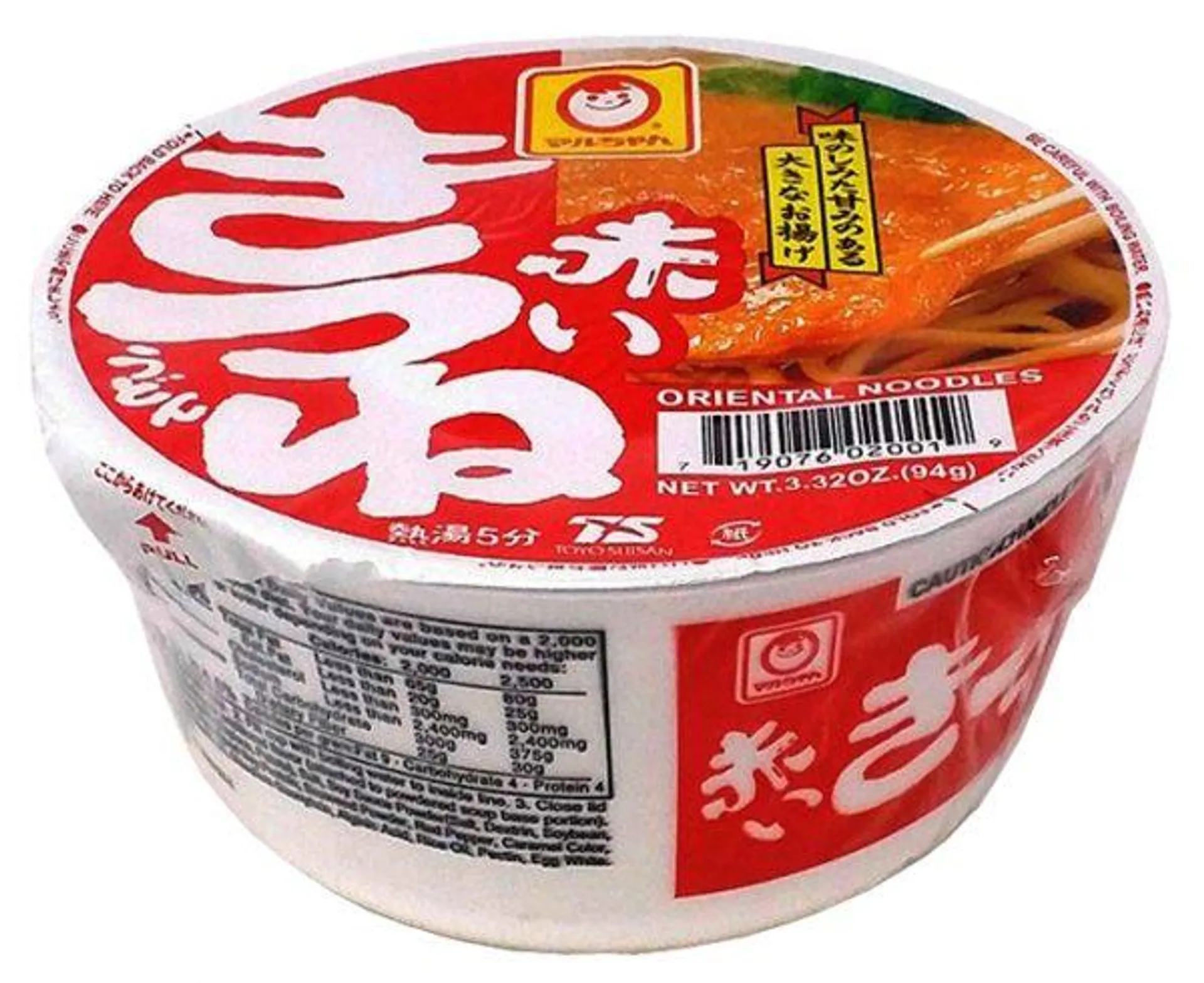 Instant Cup Noodle With Soup Base – Akai Kitsune Udon – 94g