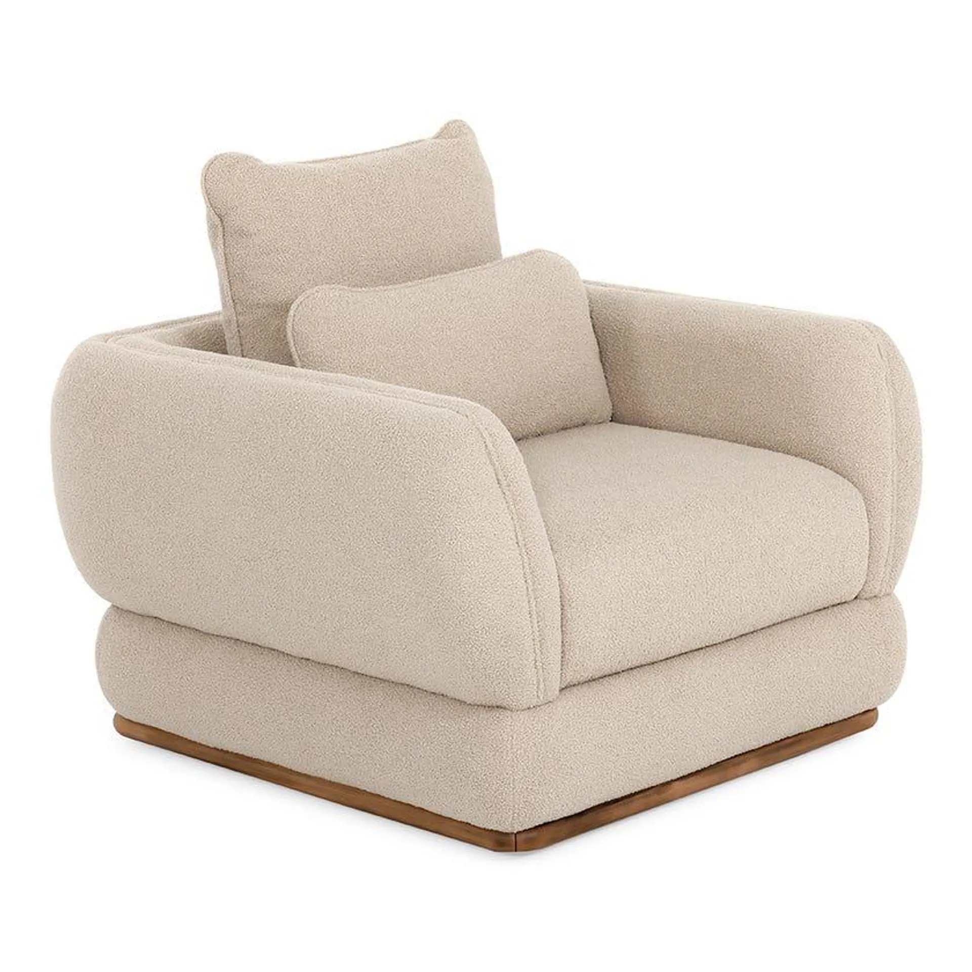 Cocco Armchair, Brown & Beige