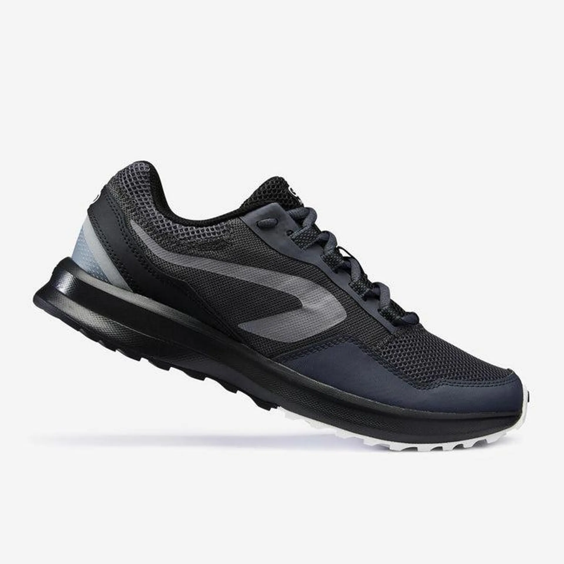 RUN ACTIVE GRIP MEN'S RUNNING SHOES - BLACK GREY