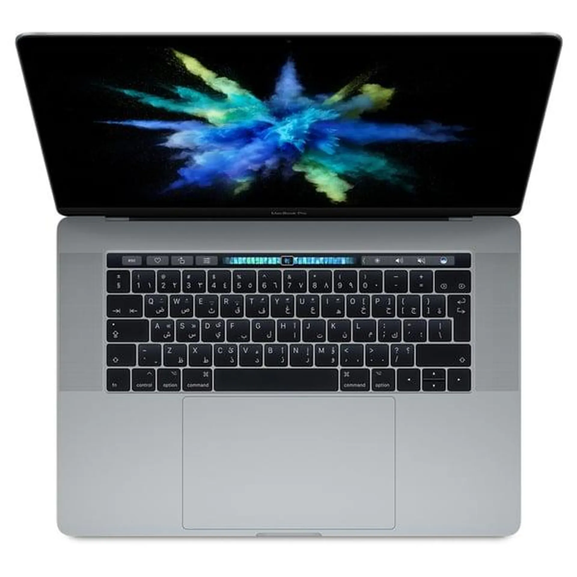 MacBook Pro 15-inch with Touch Bar and Touch ID (2017) – Core i7 2.8GHz 16GB 256GB Shared Space Grey English/Arabic Keyboard