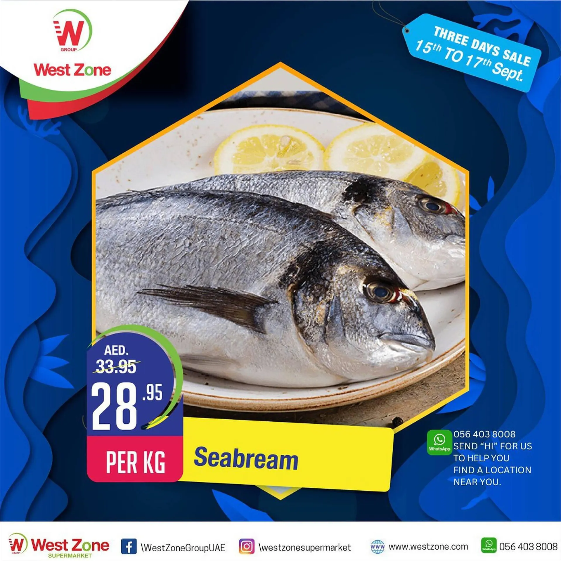 West Zone Supermarket catalogue from 18 September to 24 September 2023 - Offers page 1