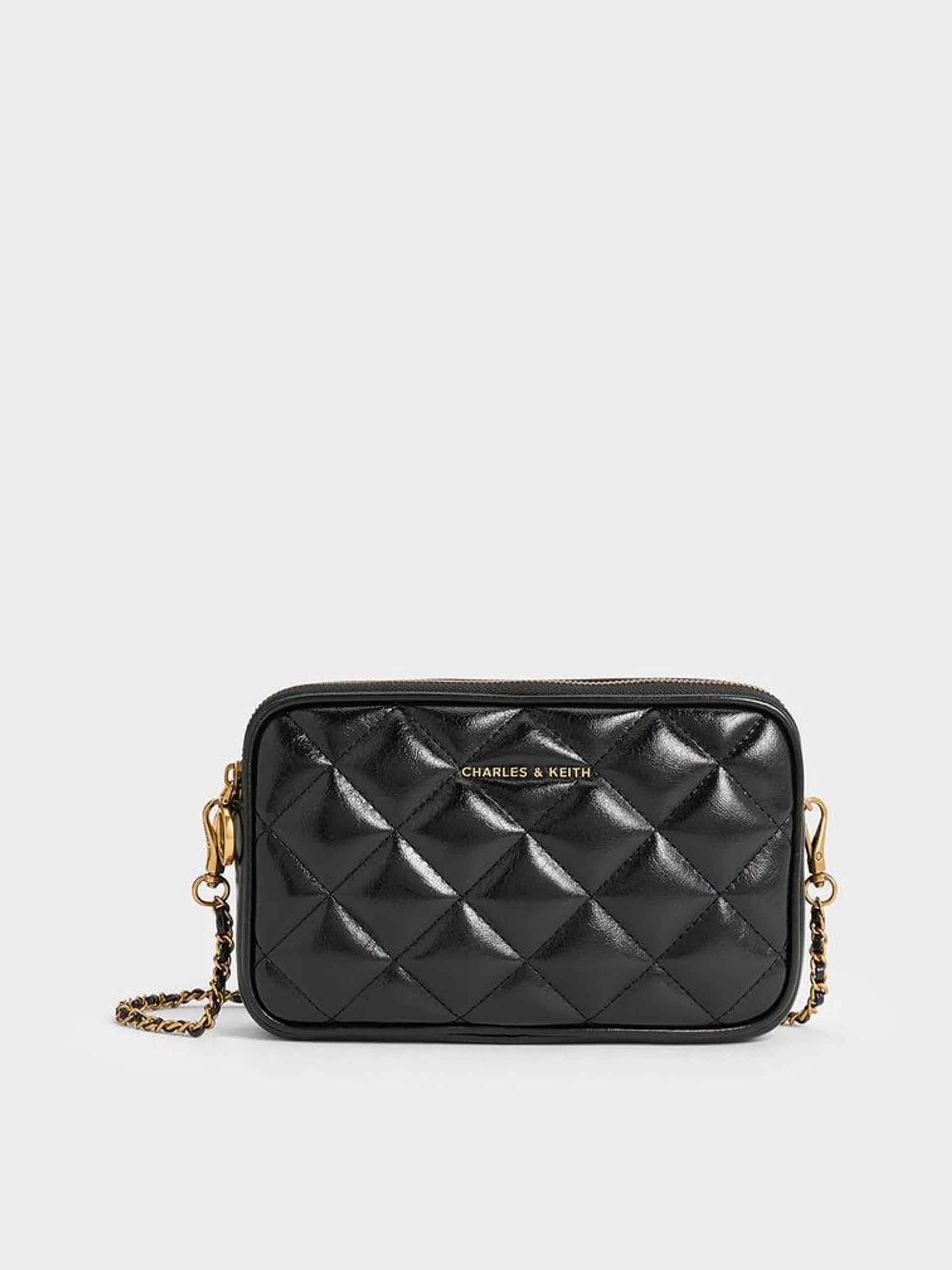 Mini Apfra Quilted Crossbody Bag