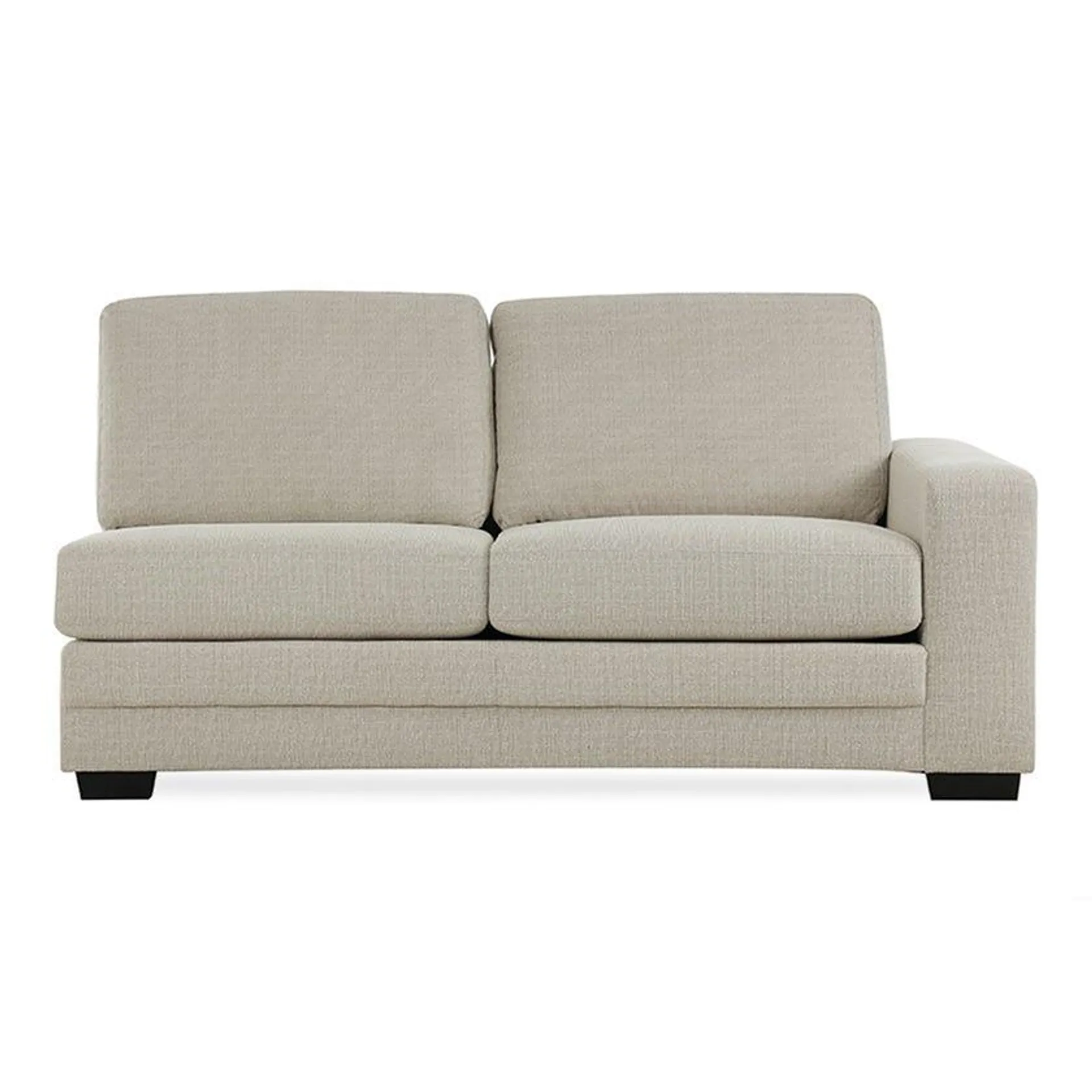 Modular Right-Hand-Facing 2-Seater Sofa, Beige