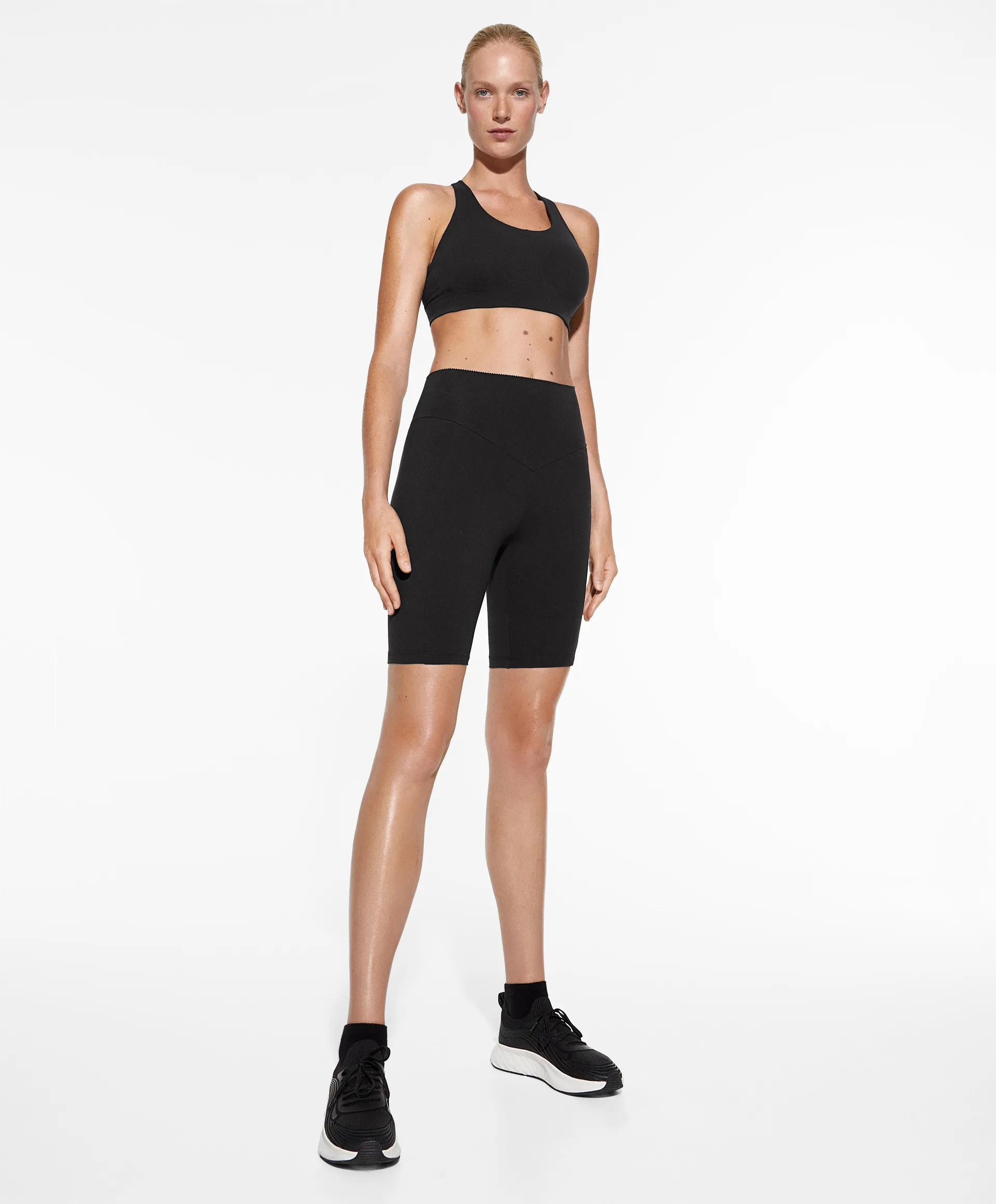 Compressive pocket 20cm cycle leggings