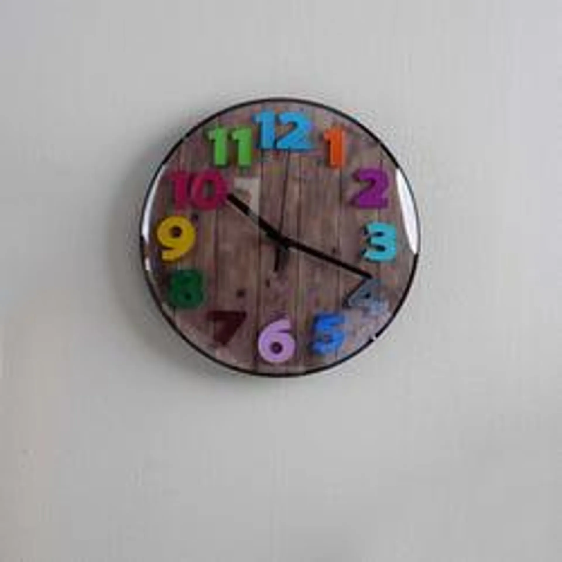 dorin wall clock d30cm-brown