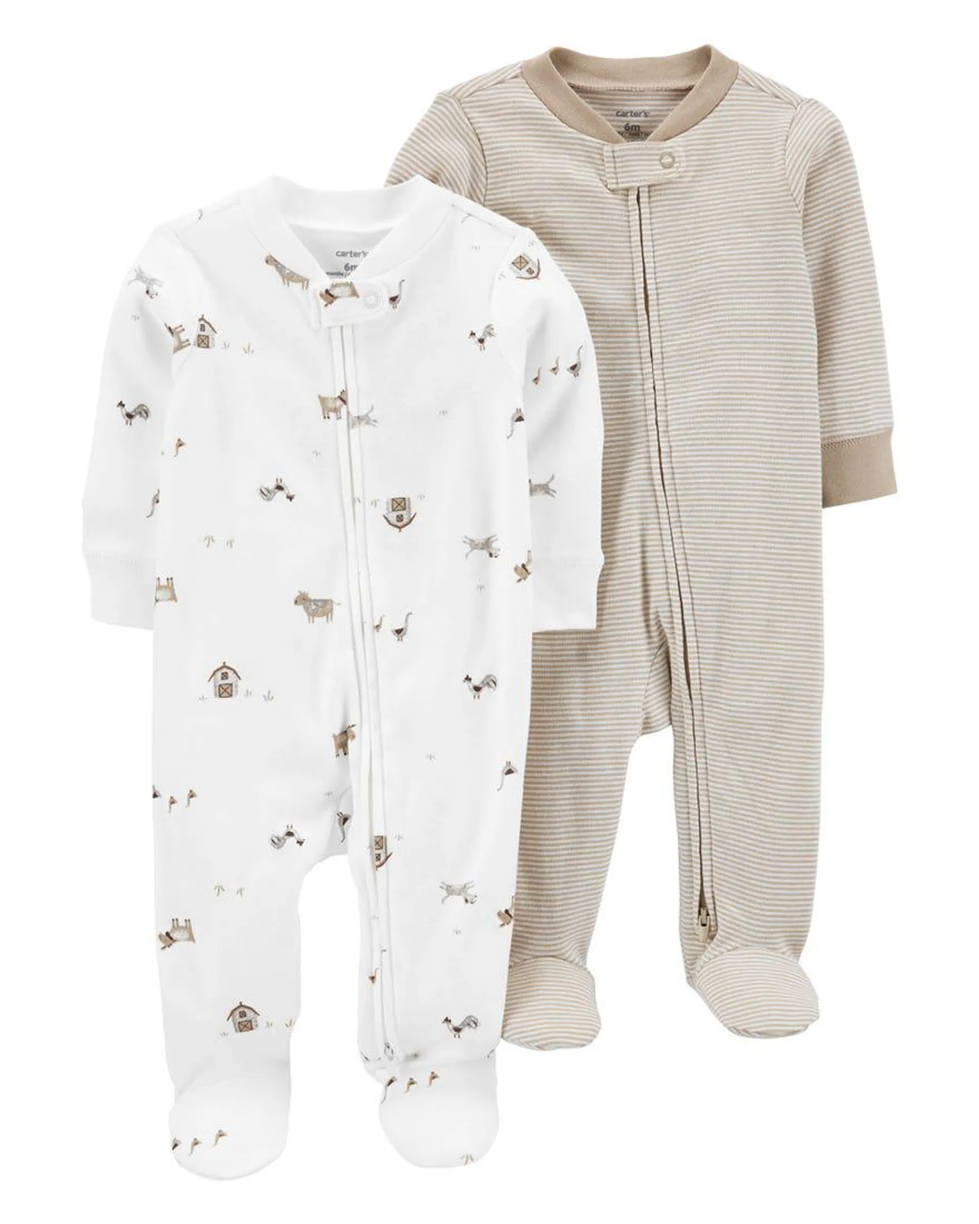 2-Pack Zip-Up Sleep & Plays