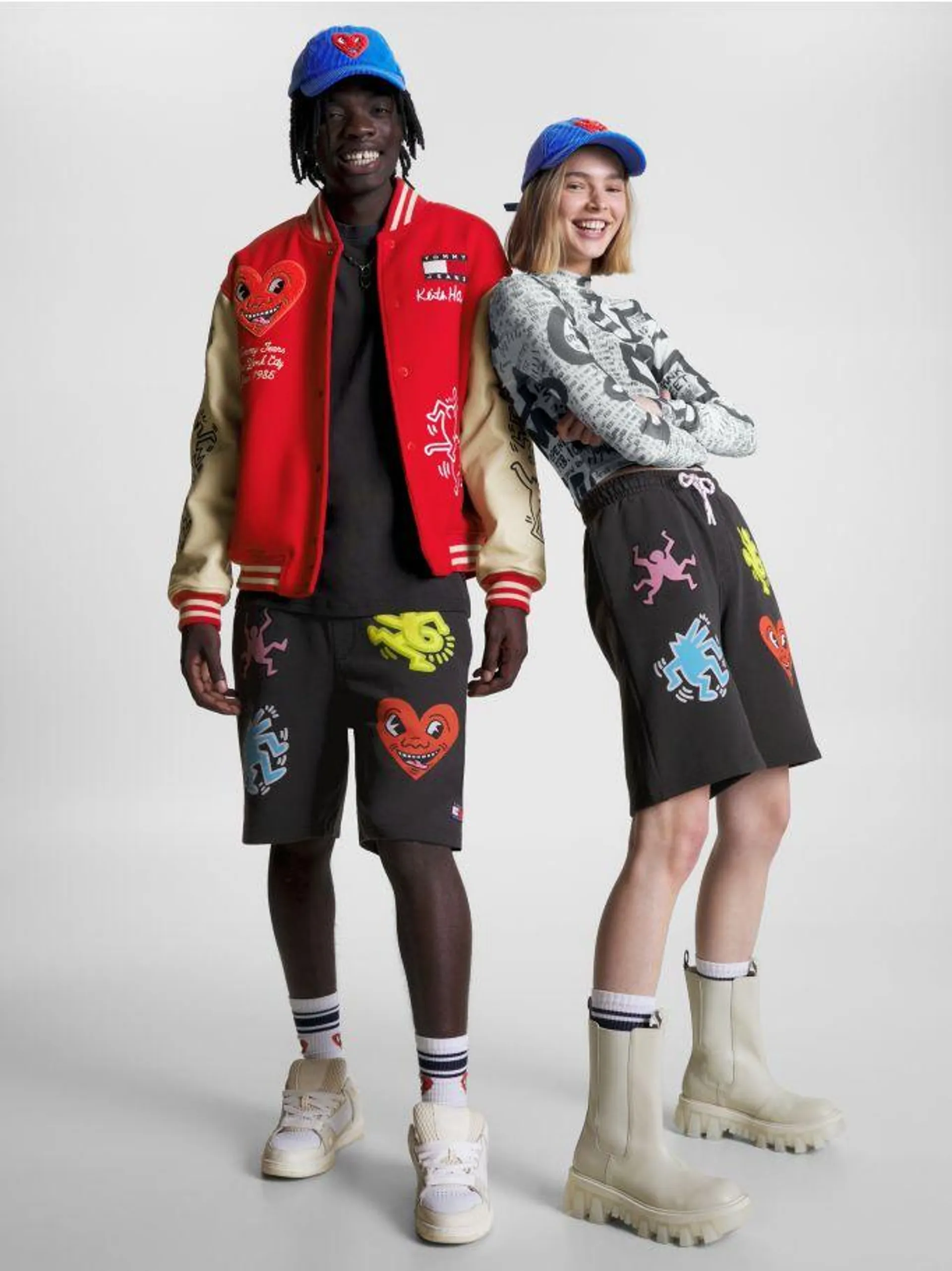 Tommy x Keith Haring Dual Gender Shorts