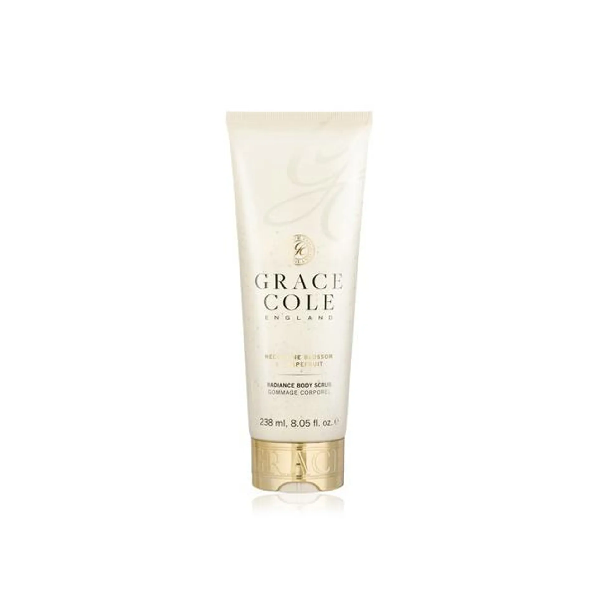 Grace Cole nectarine blossom & grapefruit body scrub 238ml