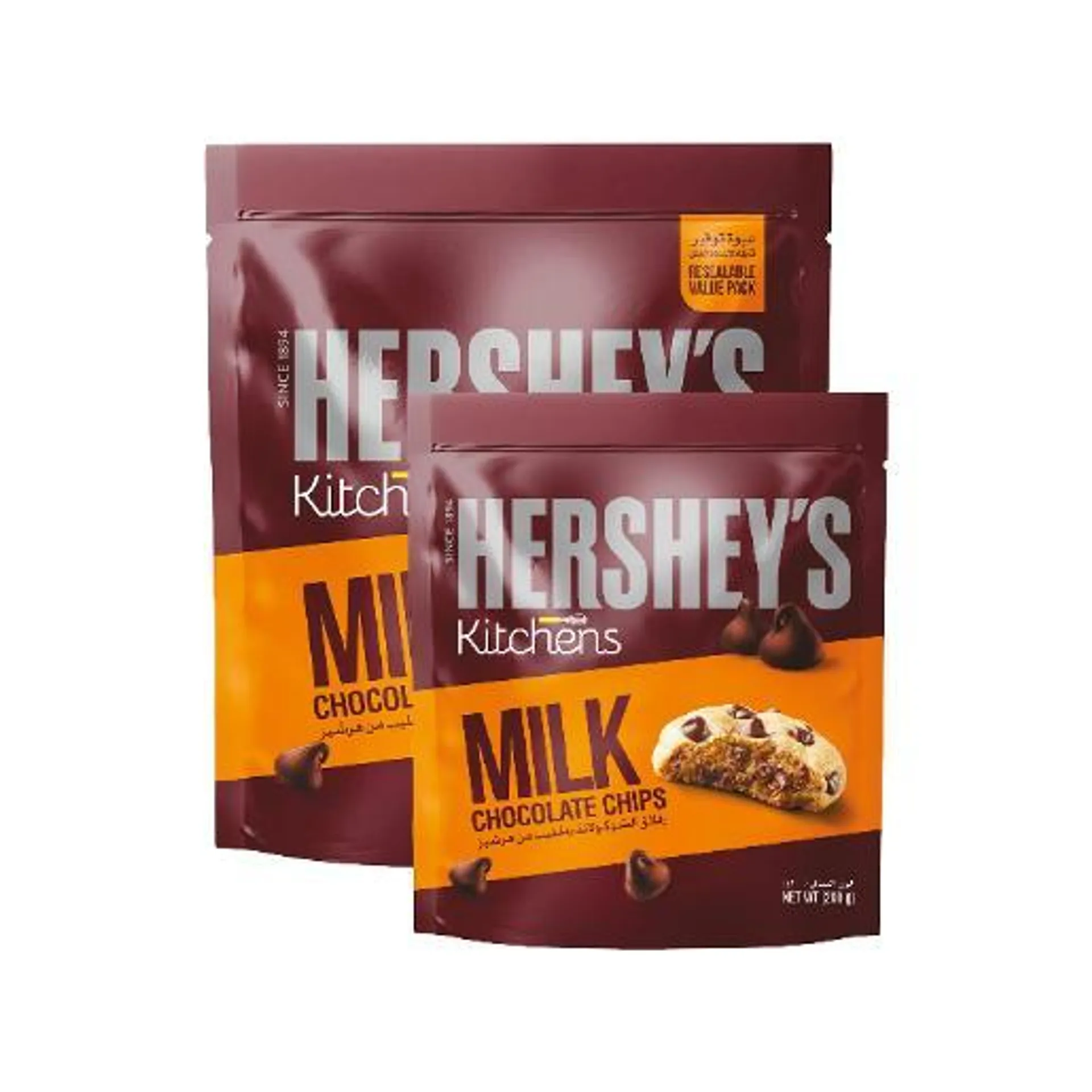 Hershy's Milk Chocolate Chips 425g + 200g