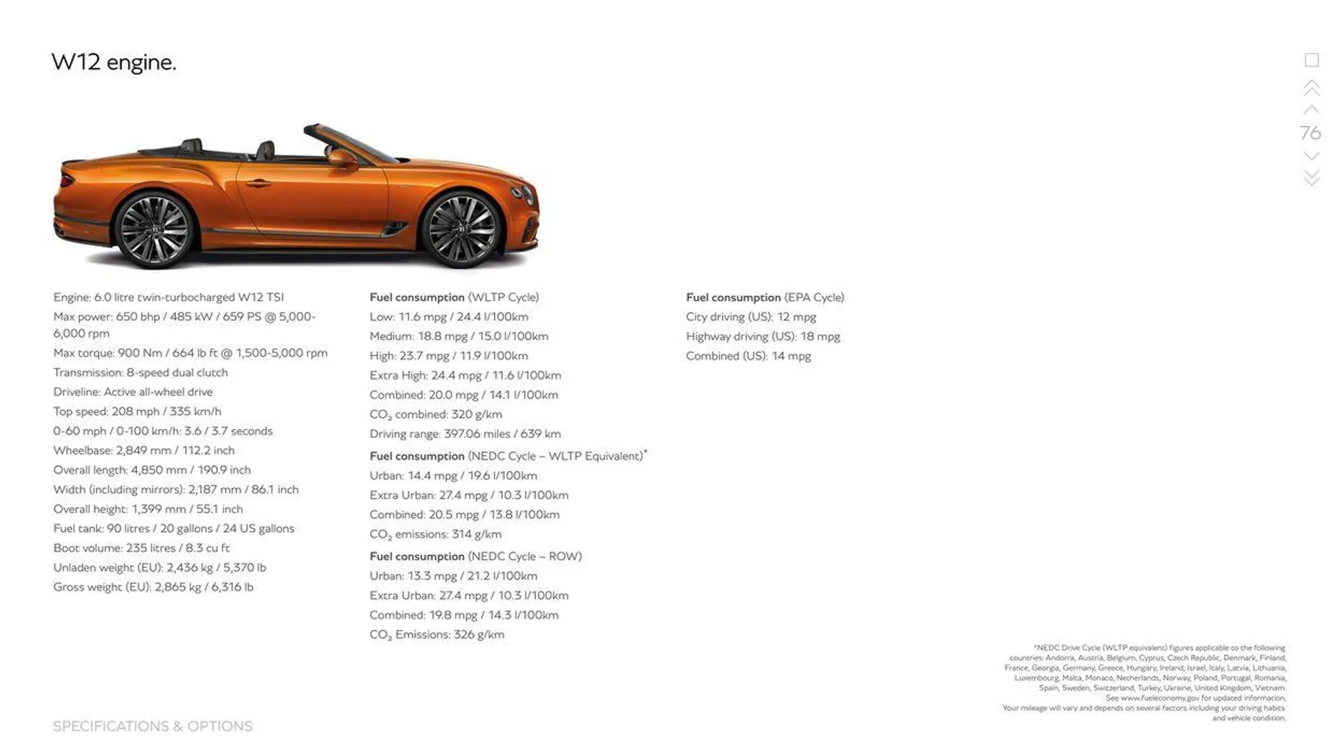 Continental GTC_Range from 15 March to 31 December 2024 - Offers page 76