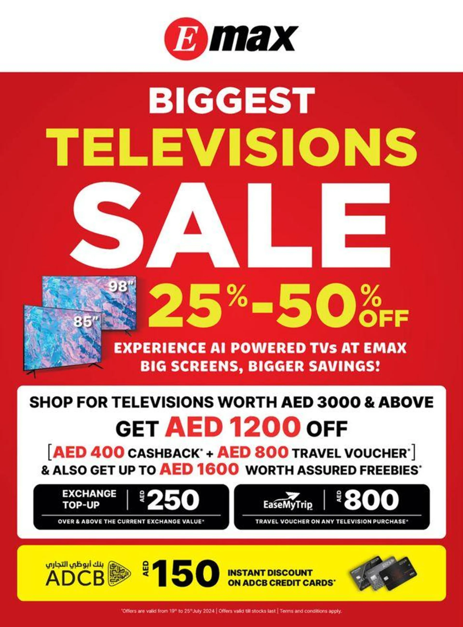 Biggest Televisions Sale - 1