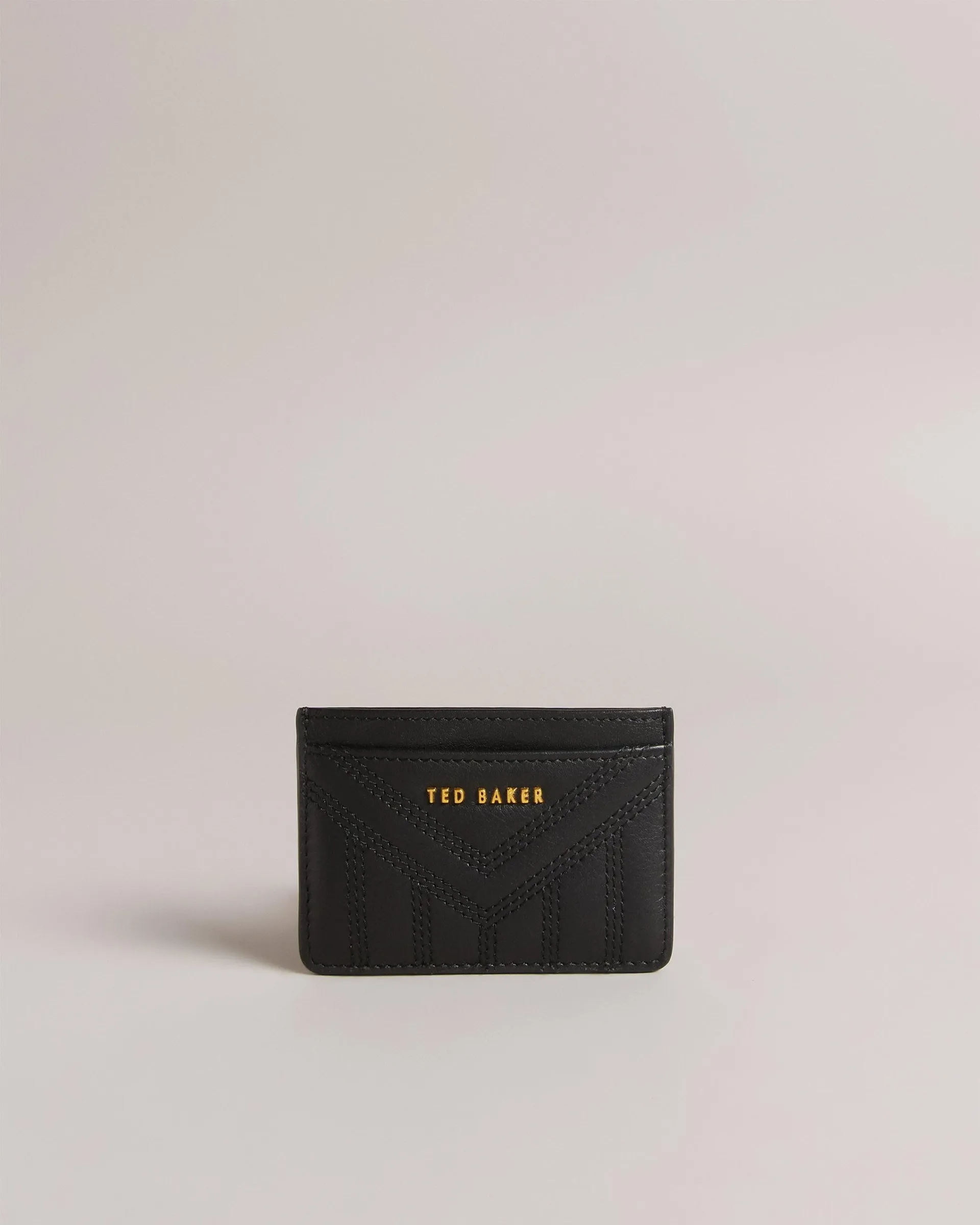 Quilted Leather Card Holder