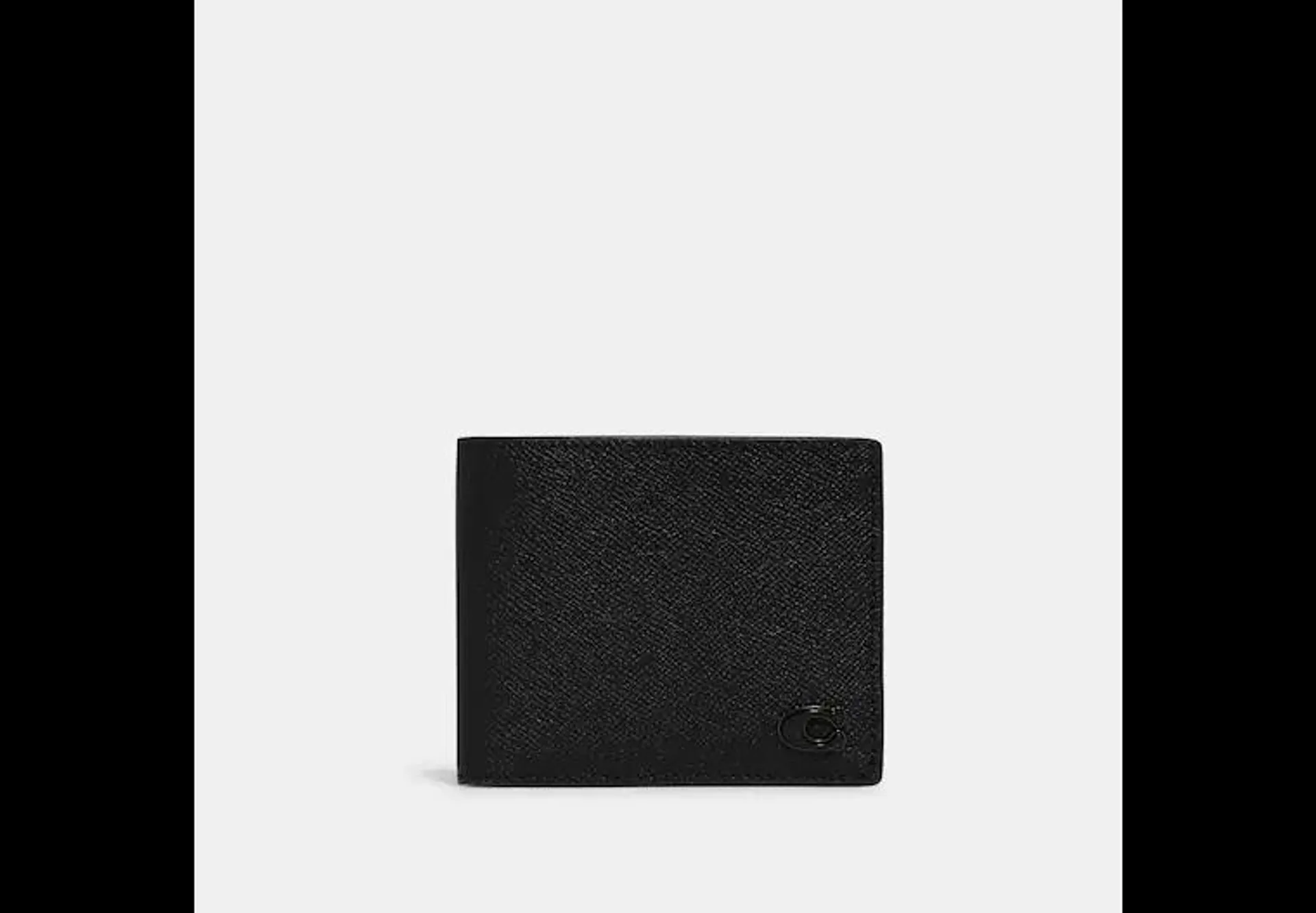 3 In 1 Wallet With Signature Canvas Interior