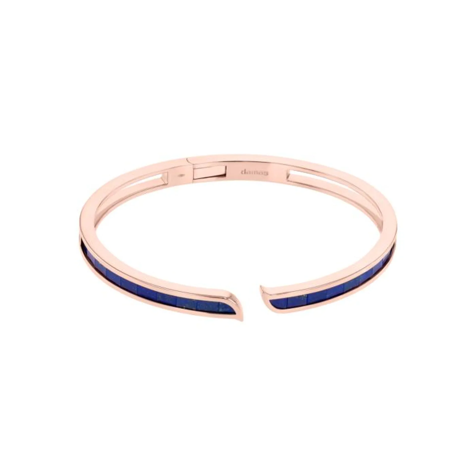 Alif Mosaic Lapis Lazuli Bangle In 18K Rose Gold