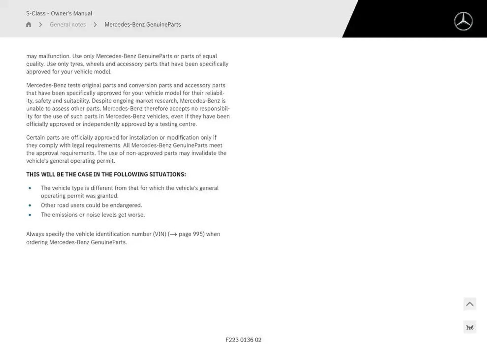 S-Class Saloon Long from 14 January to 30 April 2025 - Offers page 116