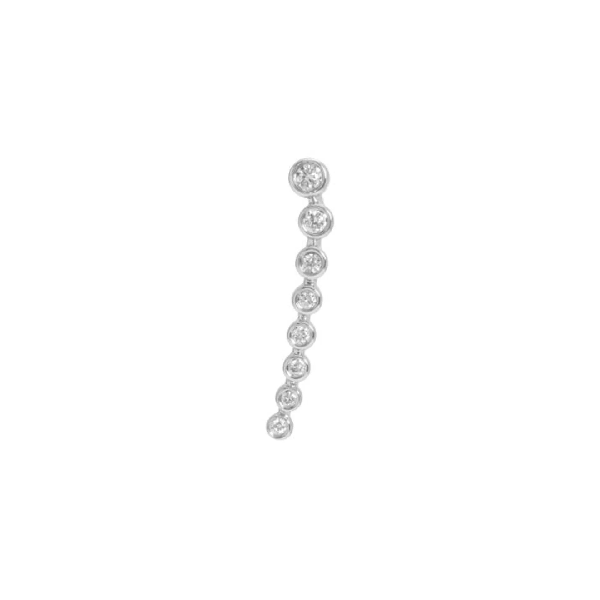 Djula Glam Rock Diamond Bubble Single Earring in 18K Gold
