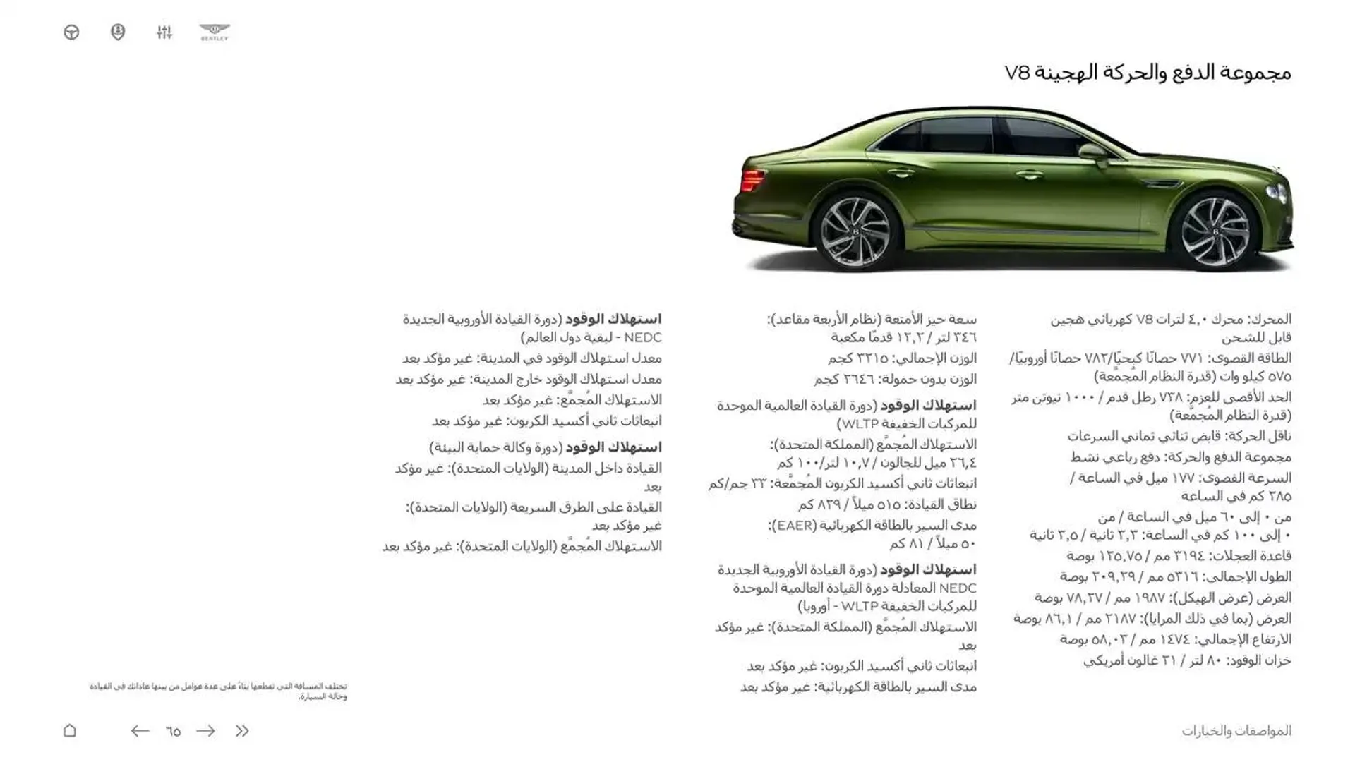 The New Flying Spur Mulliner from 5 November to 30 April 2025 - Offers page 65