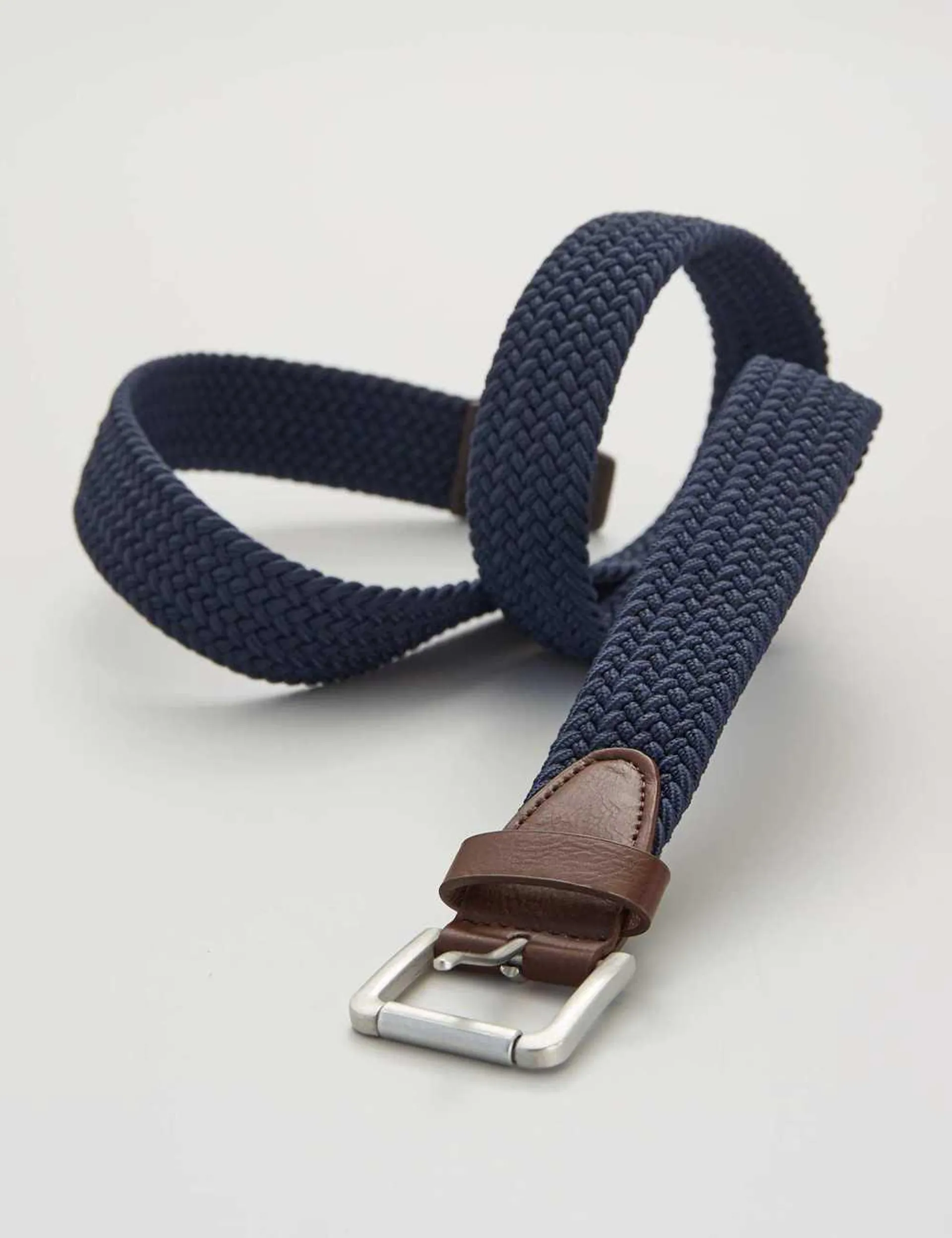 Braided elasticated belt