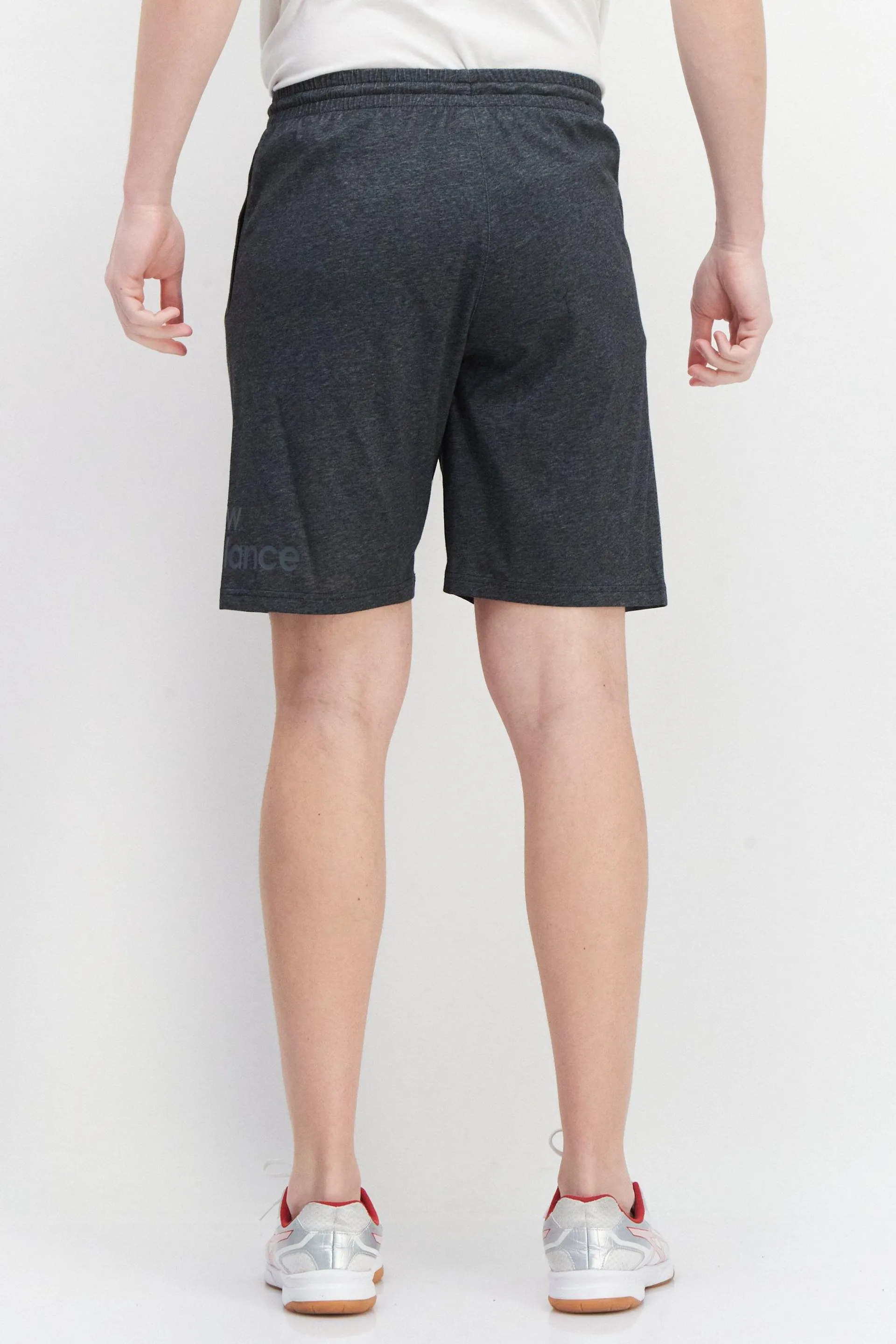 Men Sportswear Fit 9 Inseam Training Short, Heather Black