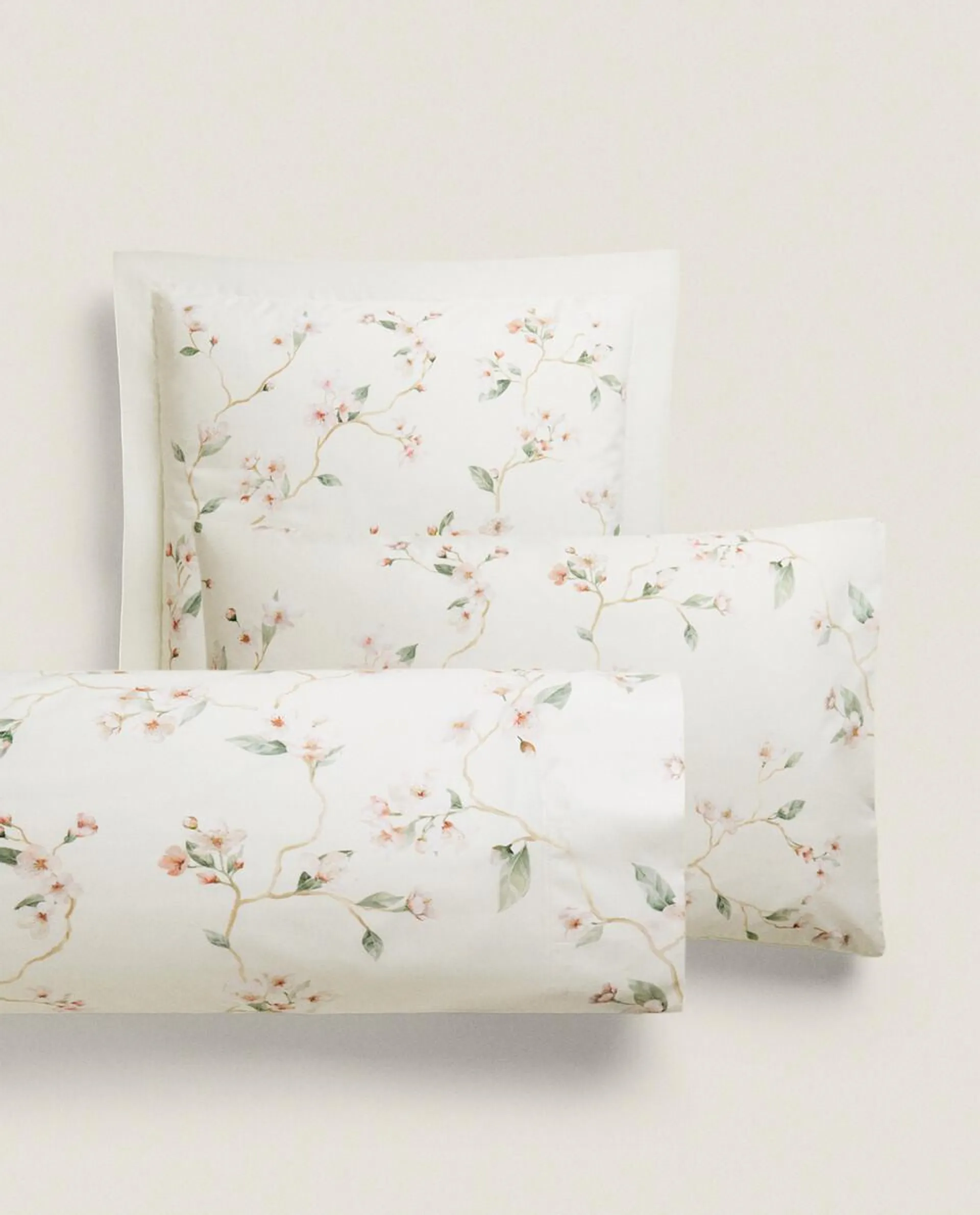 CHERRY BLOSSOM COTTON PILLOWCASE