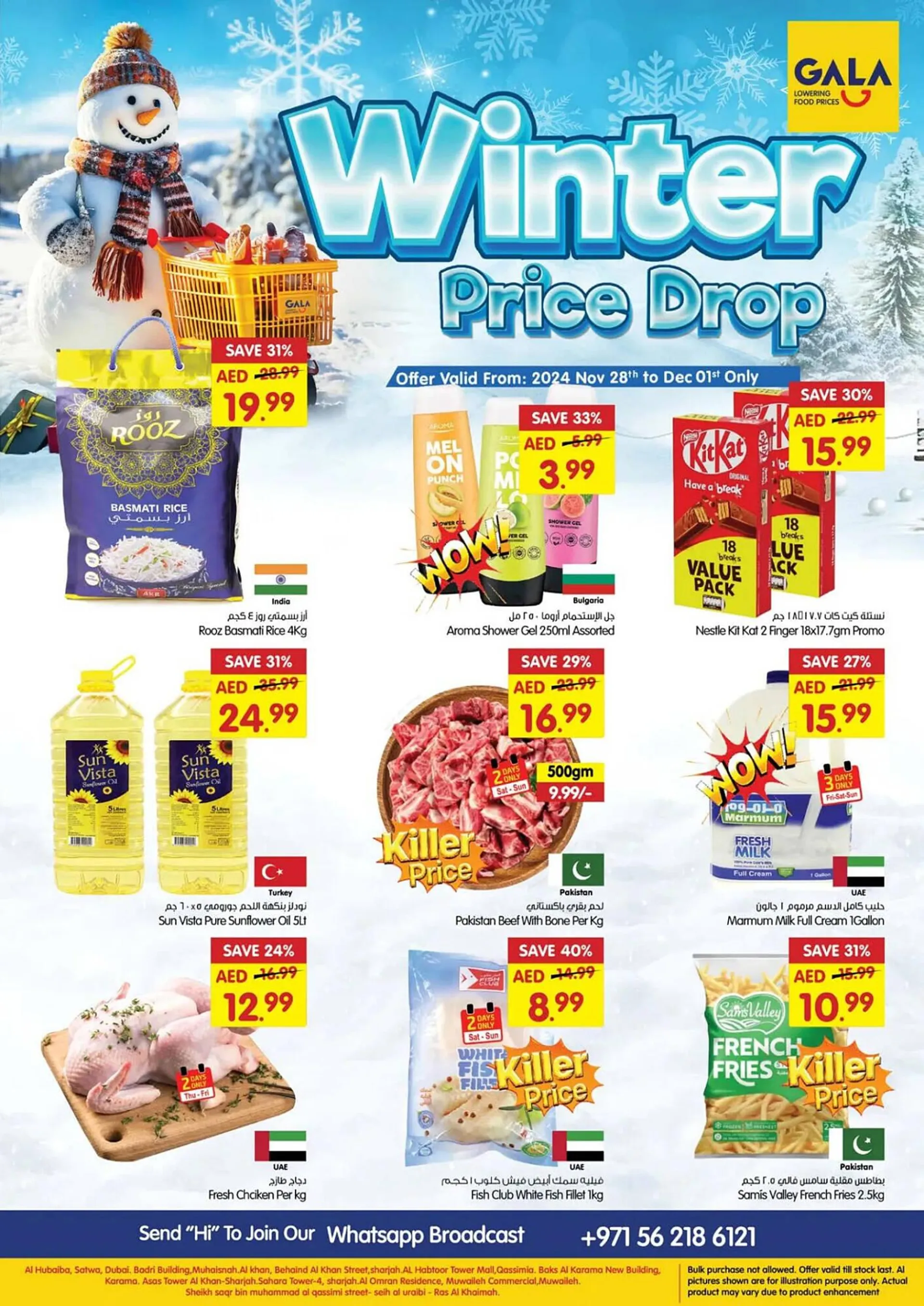 Gala Supermarket catalogue from 28 November to 1 December 2024 - Offers page 24