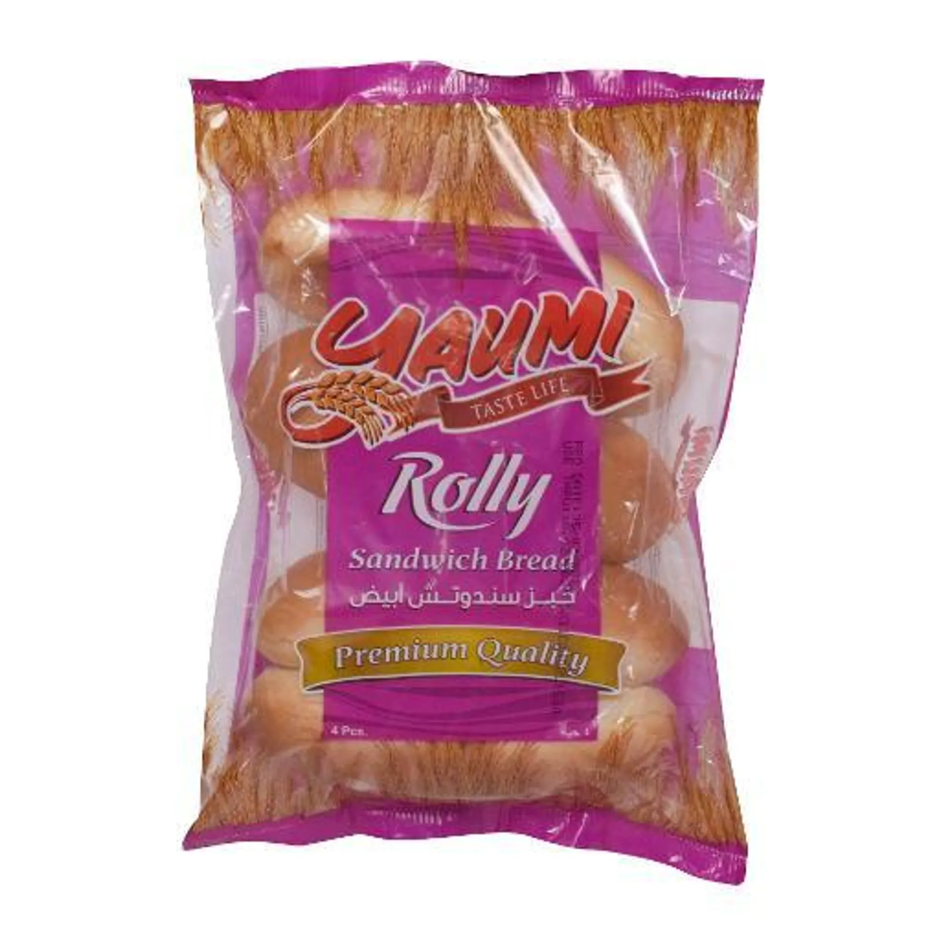 Yaumi Rolly Sandwich Bread 280gm 4pc