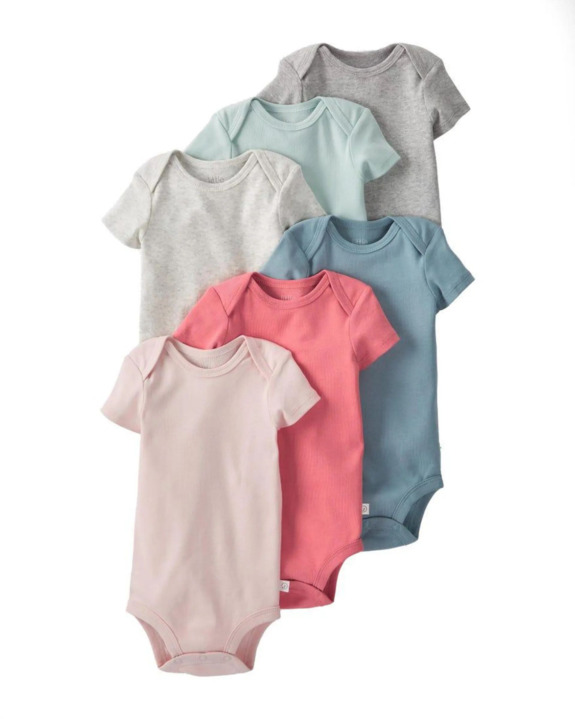 6-Pack Cotton Rib Bodysuits