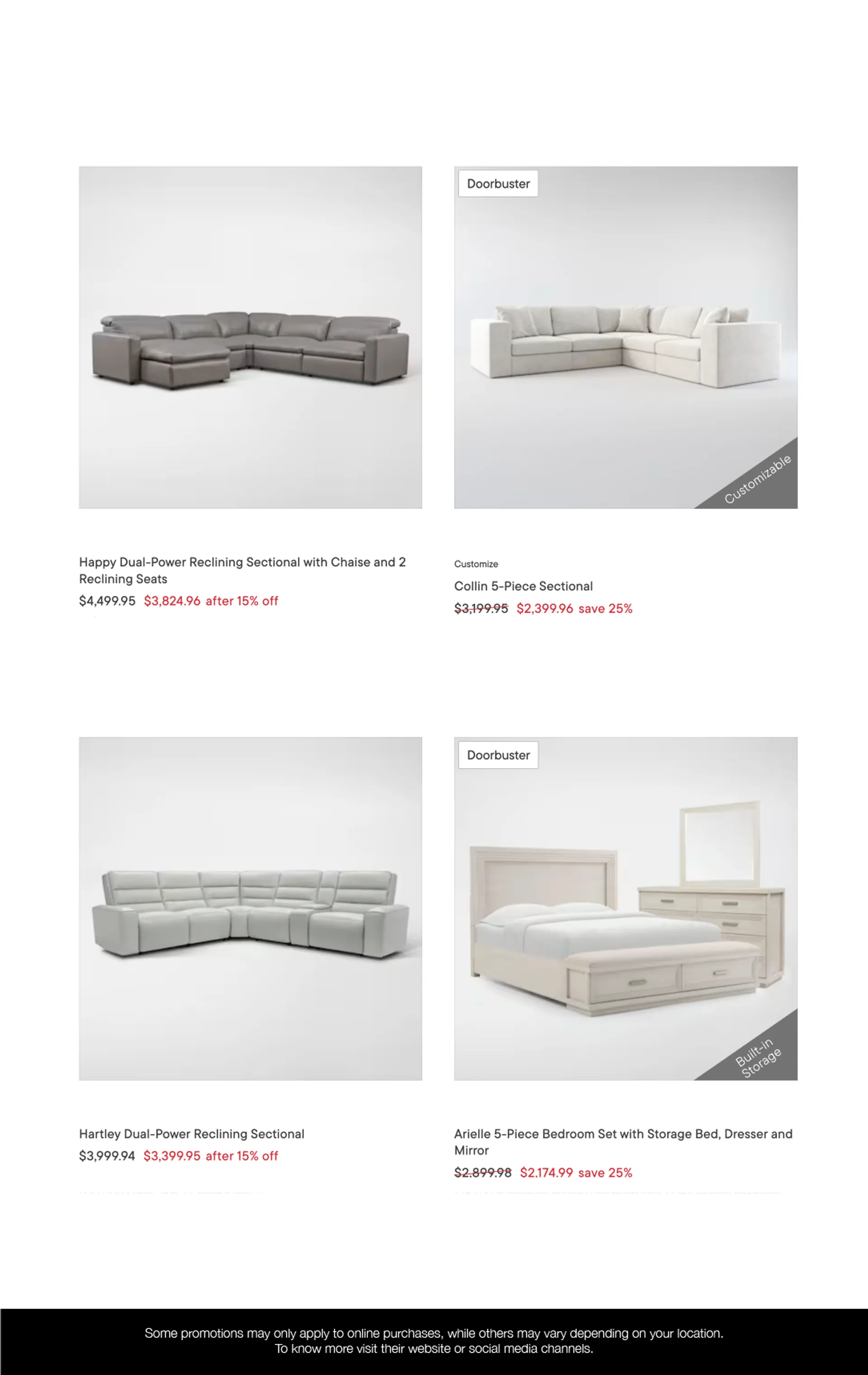 Weekly ad American Signature Furniture Deals from May 16 to May 31 2025 - Page 3
