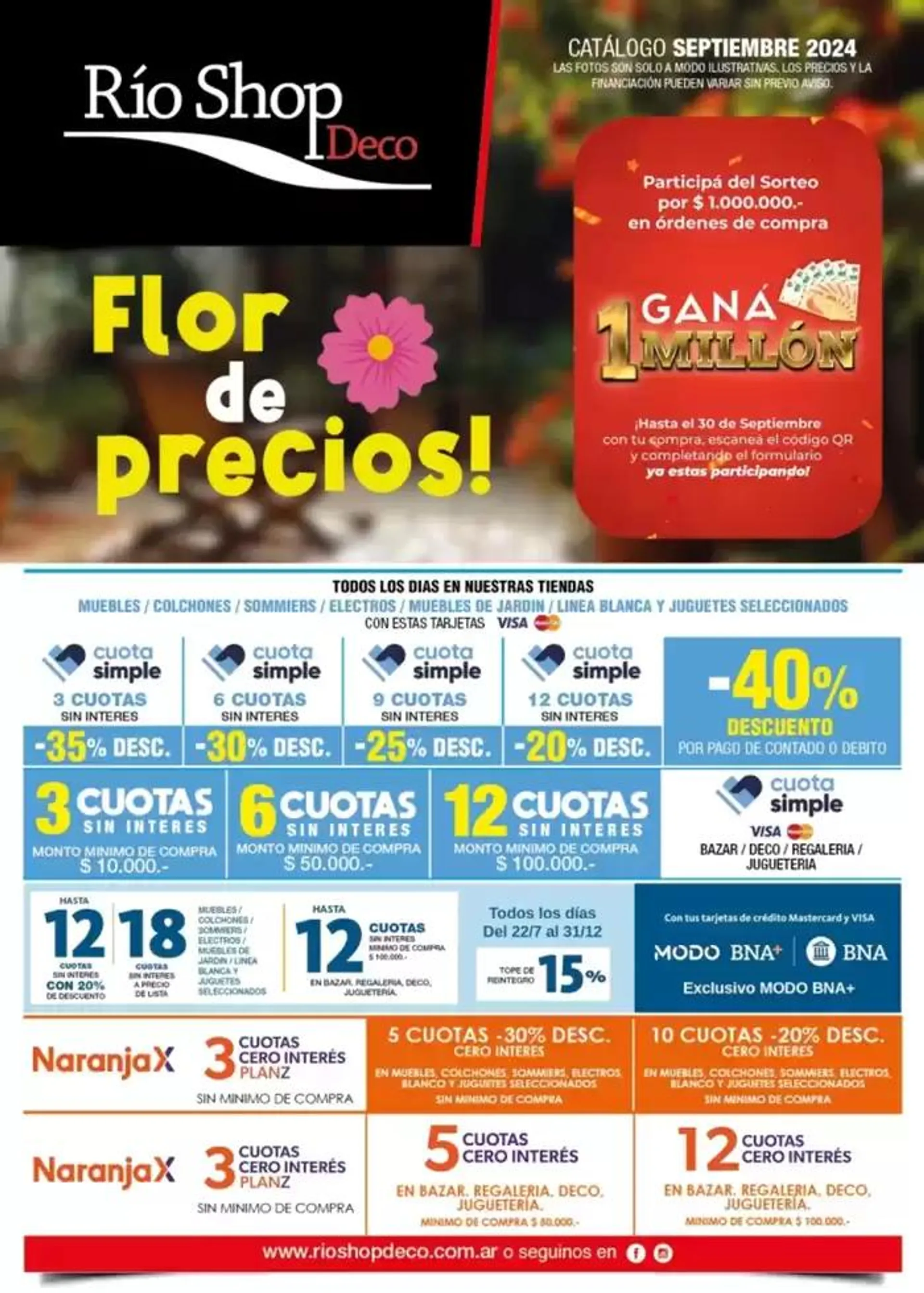 Ofertas de Catálogo Rio Shop Deco 1 de octubre al 15 de octubre 2024 - Página 1 del catálogo