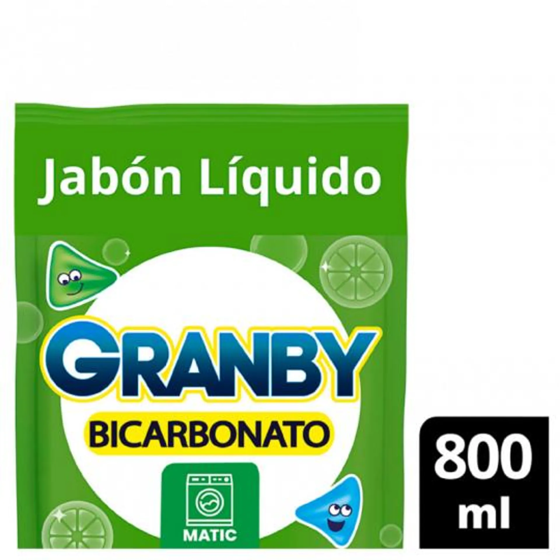 DETER.ROPA LIQ. GRAMBY LIMON 800 ML.