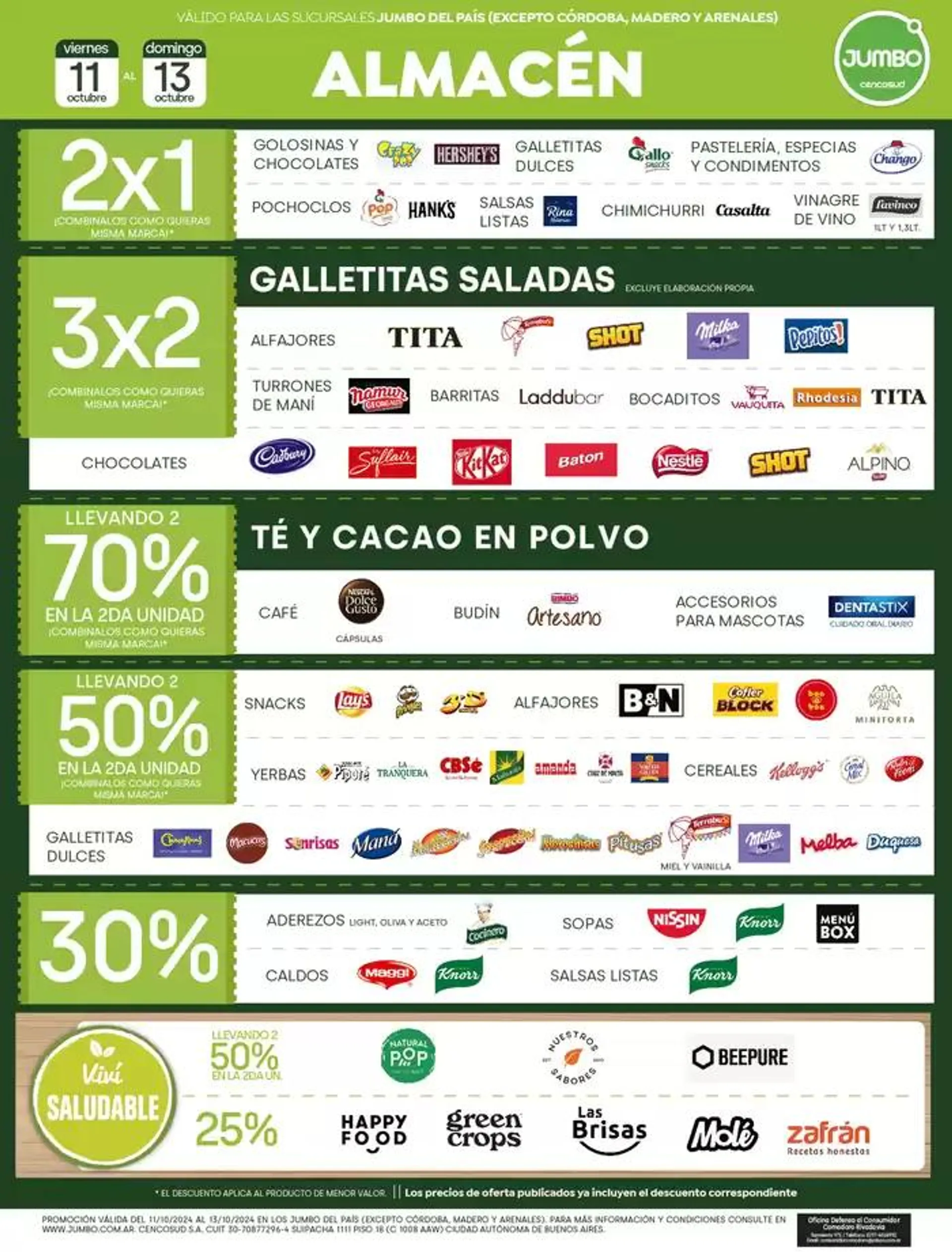 Ofertas de JUMBO OFERTAS I NEUQUEN FDS 11 AL 13 OCTUBRE 11 de octubre al 13 de octubre 2024 - Página 7 del catálogo