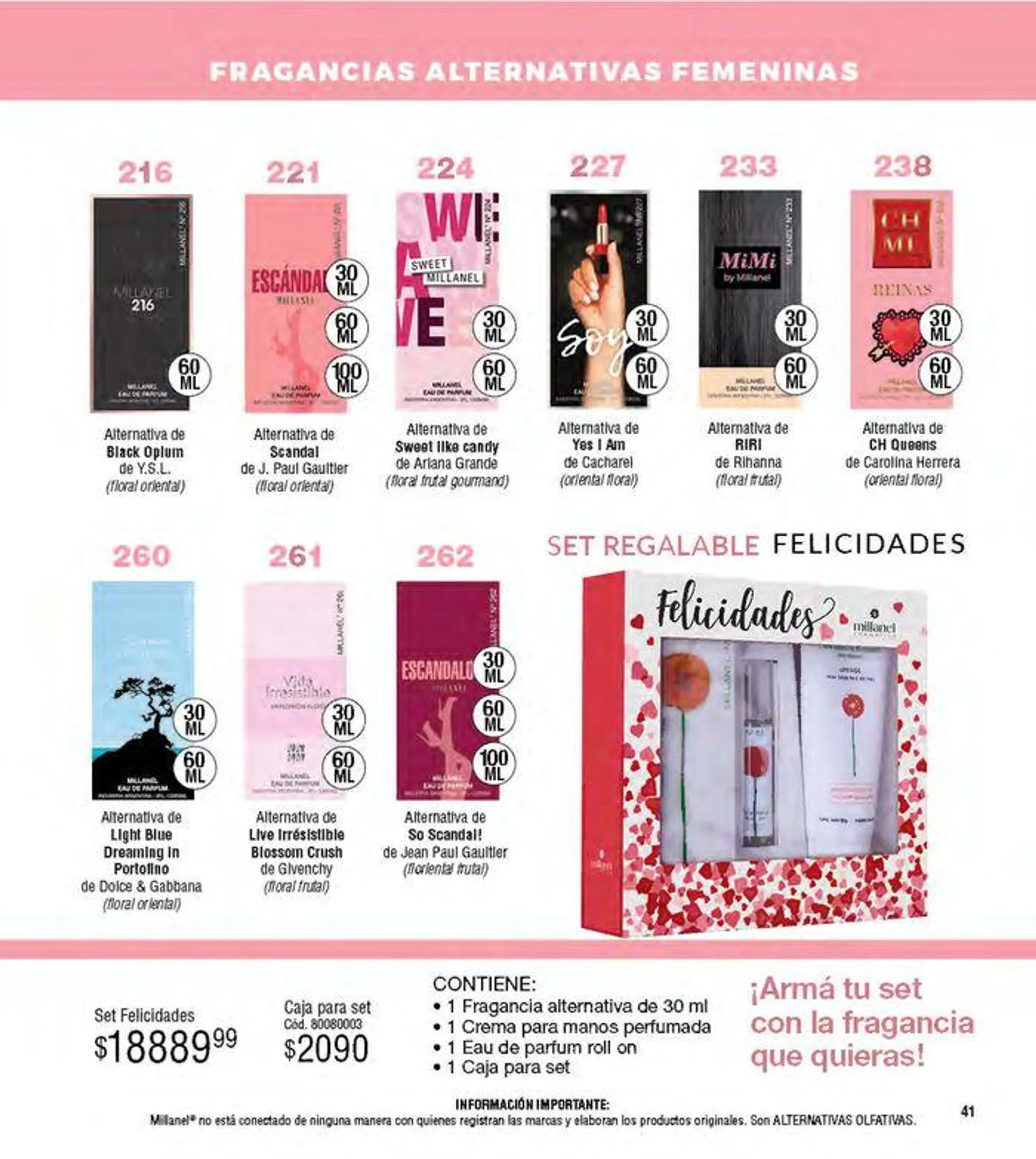 Ofertas de Catálogo Cosmeticos Millanel C8/24 5 de julio al 28 de julio 2024 - Página 41 del catálogo