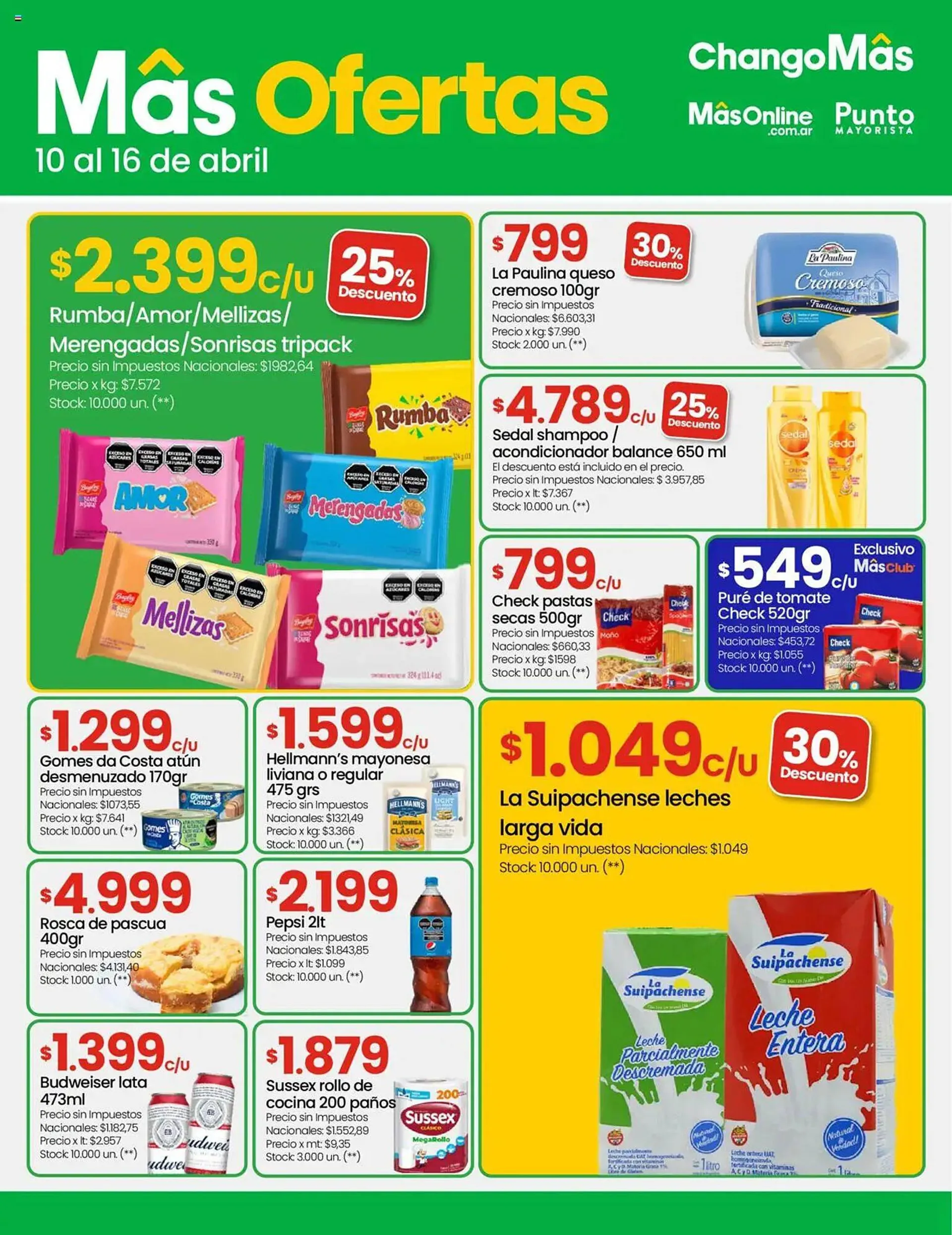 Ofertas de Catálogo Punto Mayorista 10 de abril al 16 de abril 2025 - Página 1 del catálogo