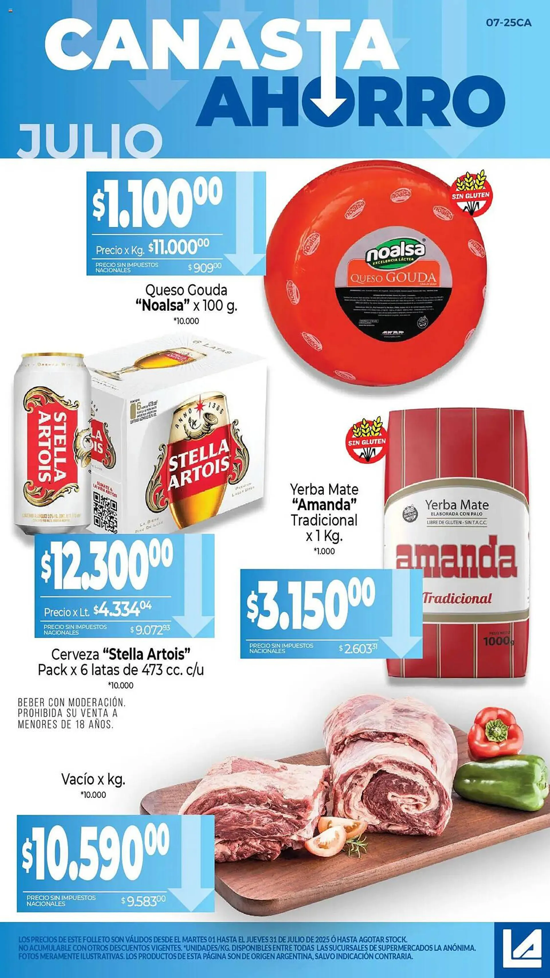 Ofertas de Catálogo La Anonima 1 de julio al 1 de agosto 2025 - Página 1 del catálogo