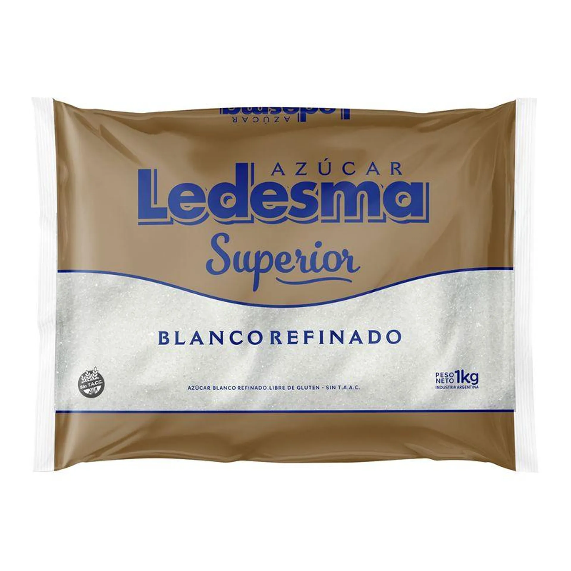 Azúcar Ledesma molida superior bolsa 1 kg.