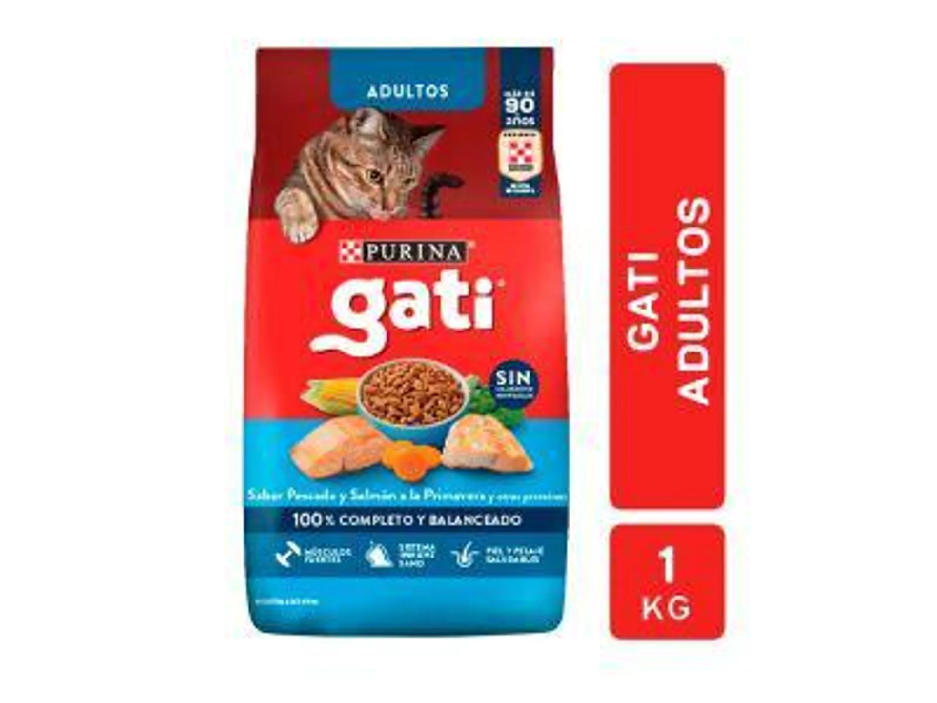 ALIMENTO PARA GATOS GATI PESCADO Y SALMON 1 KG