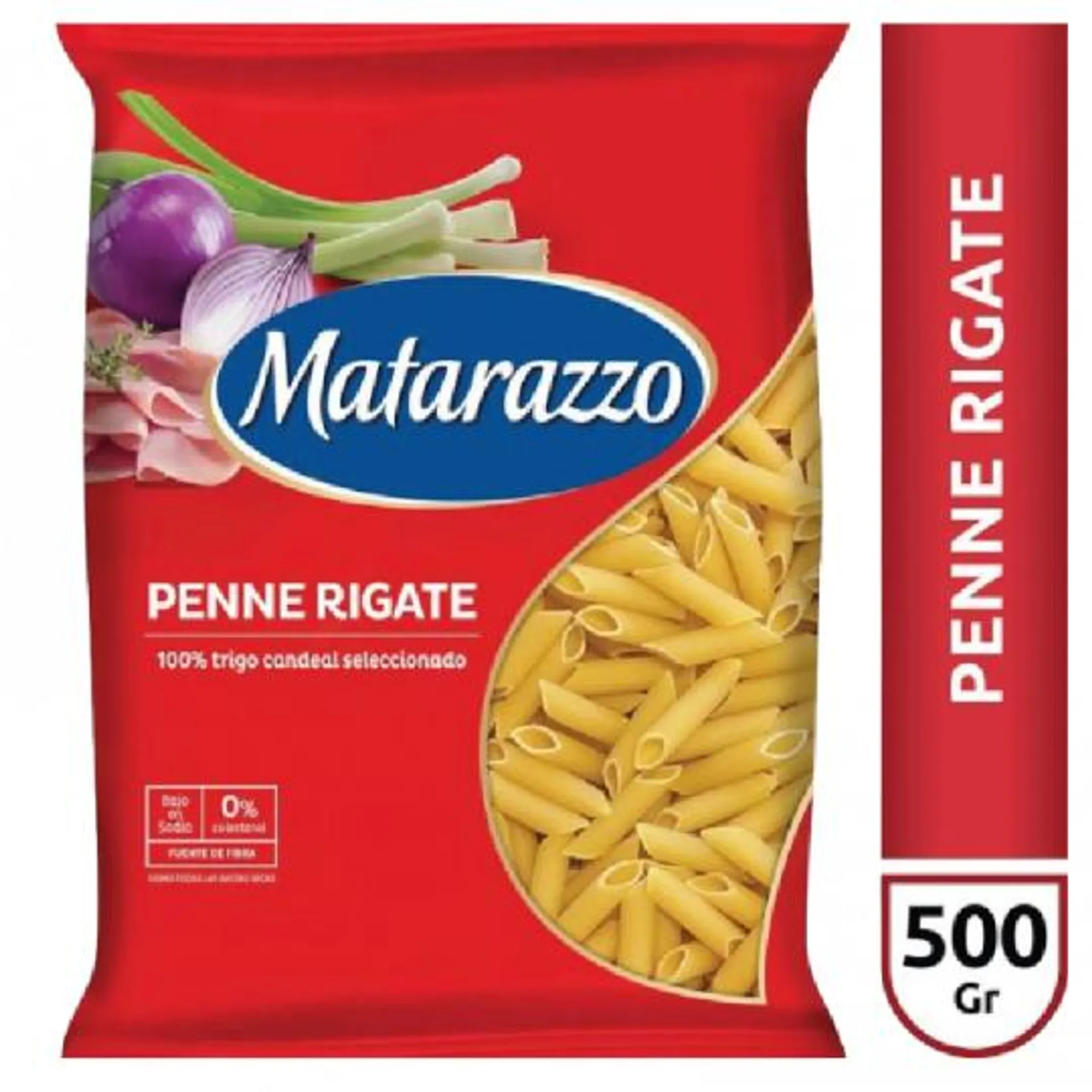 FIDEOS GUISEROS MATARAZZO PENNE RIGATE 500 GRS